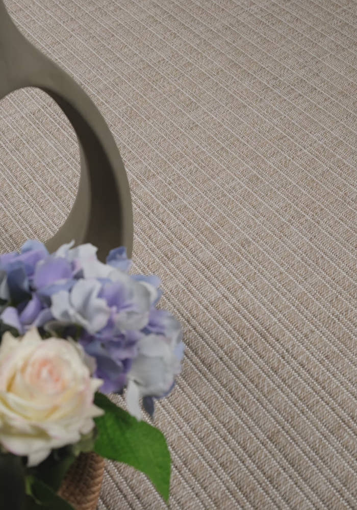 Giza 725 Bej Hasır Dokulu Modern Sisal Kesme Halı