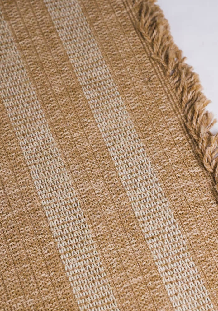 Giza 717 Beyaz Hasır Dokulu Modern Sisal Halı