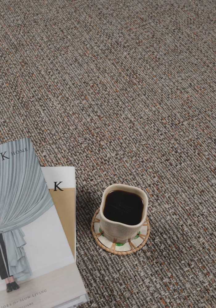 Giza 726 Multi Gri Hasır Dokulu Modern Sisal Kesme Halı