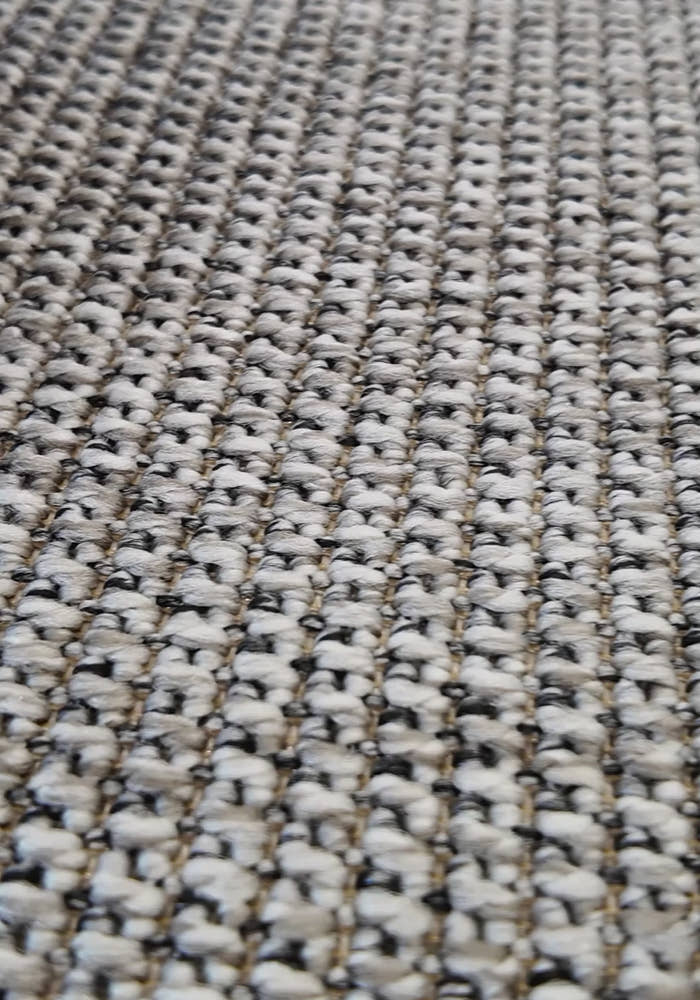 Santorini 114 Gri Hasır Görünümlü Sisal Kesme Halı