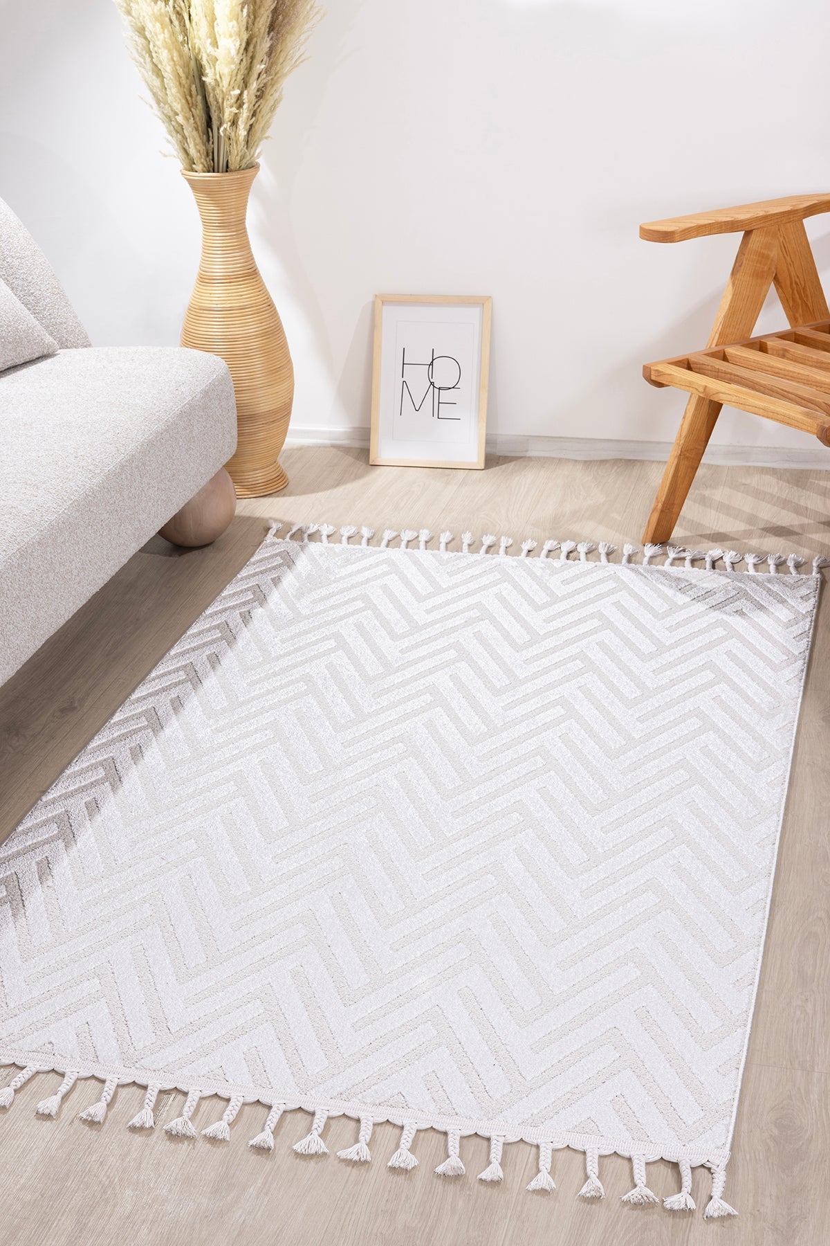 Aspen 155 Krem Modern Yumuşak Mimimalist Halı