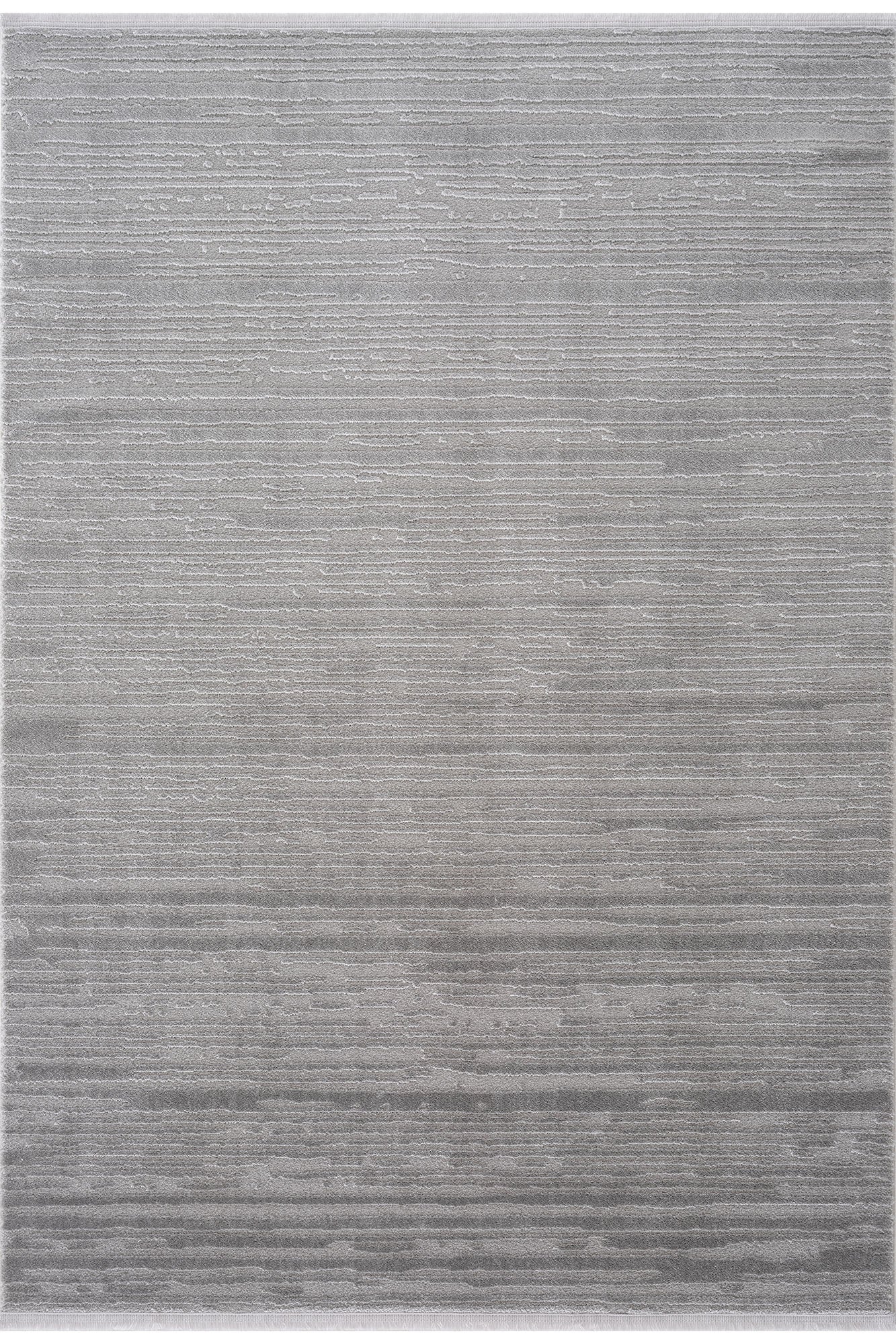 Aspen 166 Gri Modern Yumuşak Kesme Halı