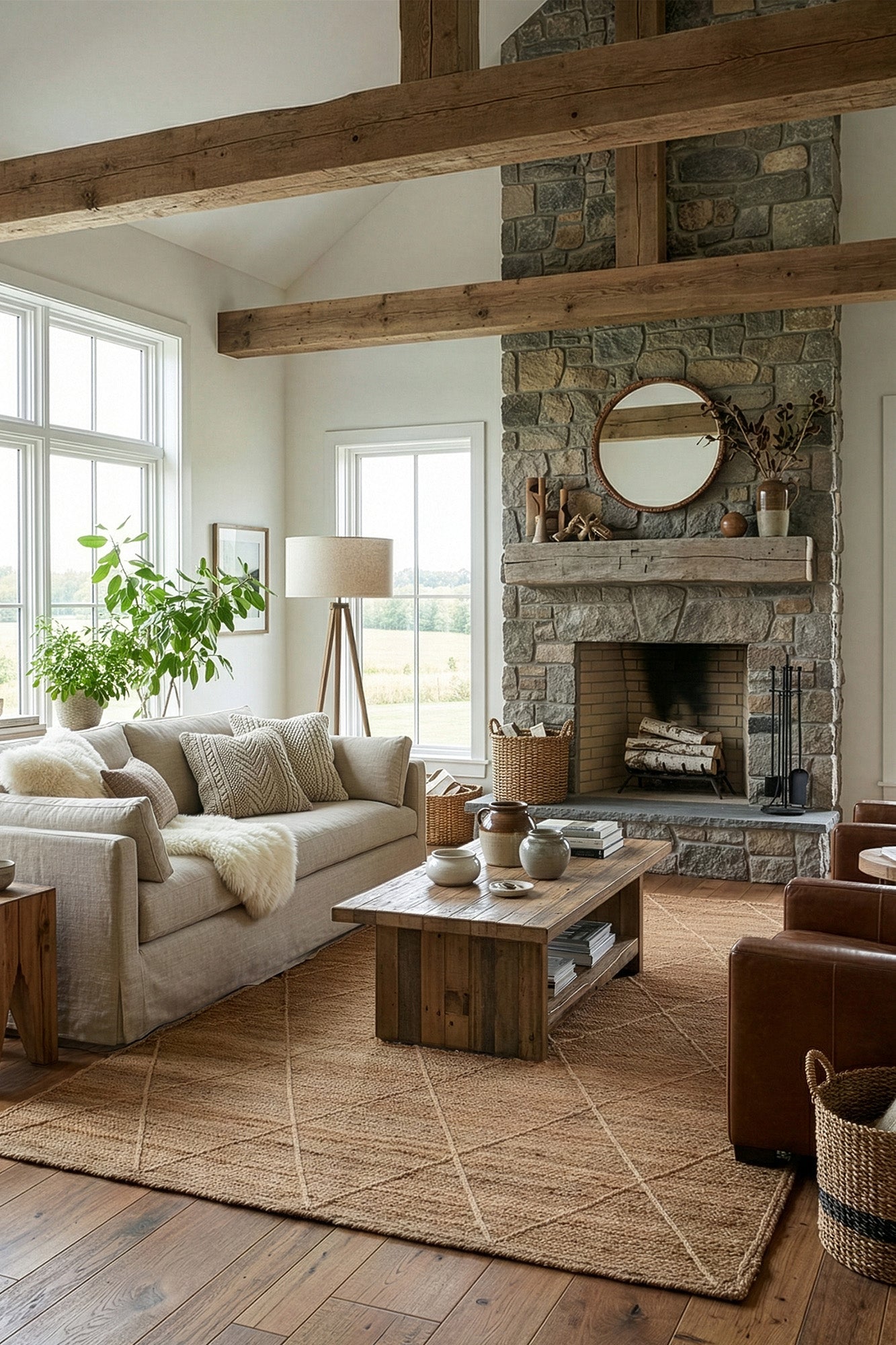 Svara 012 Kahve Gerçek Jüt Natürel El Dokuması Halı