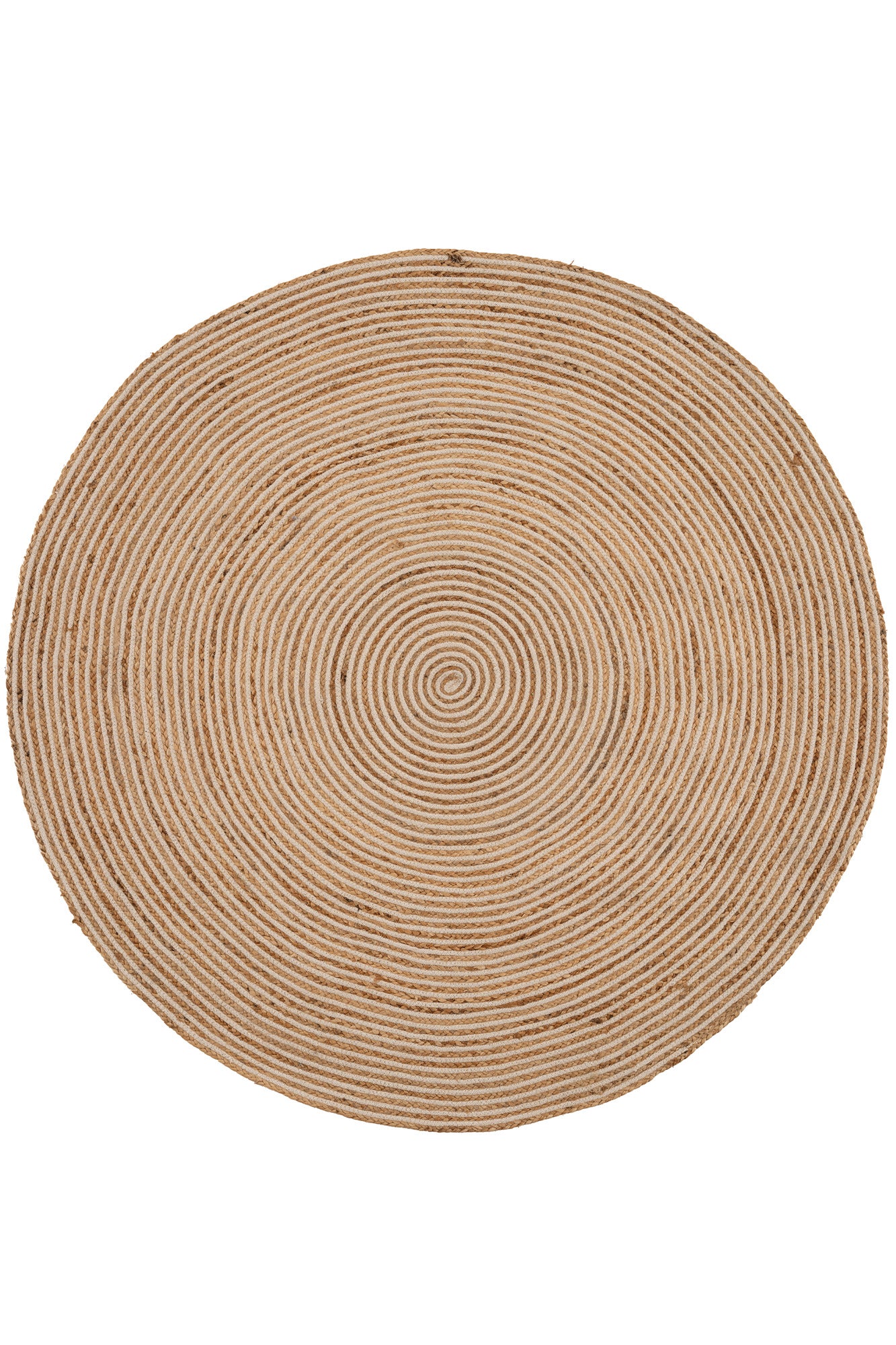 Svara 005 Krem Natural Jüt El Dokuması Doğal Halı