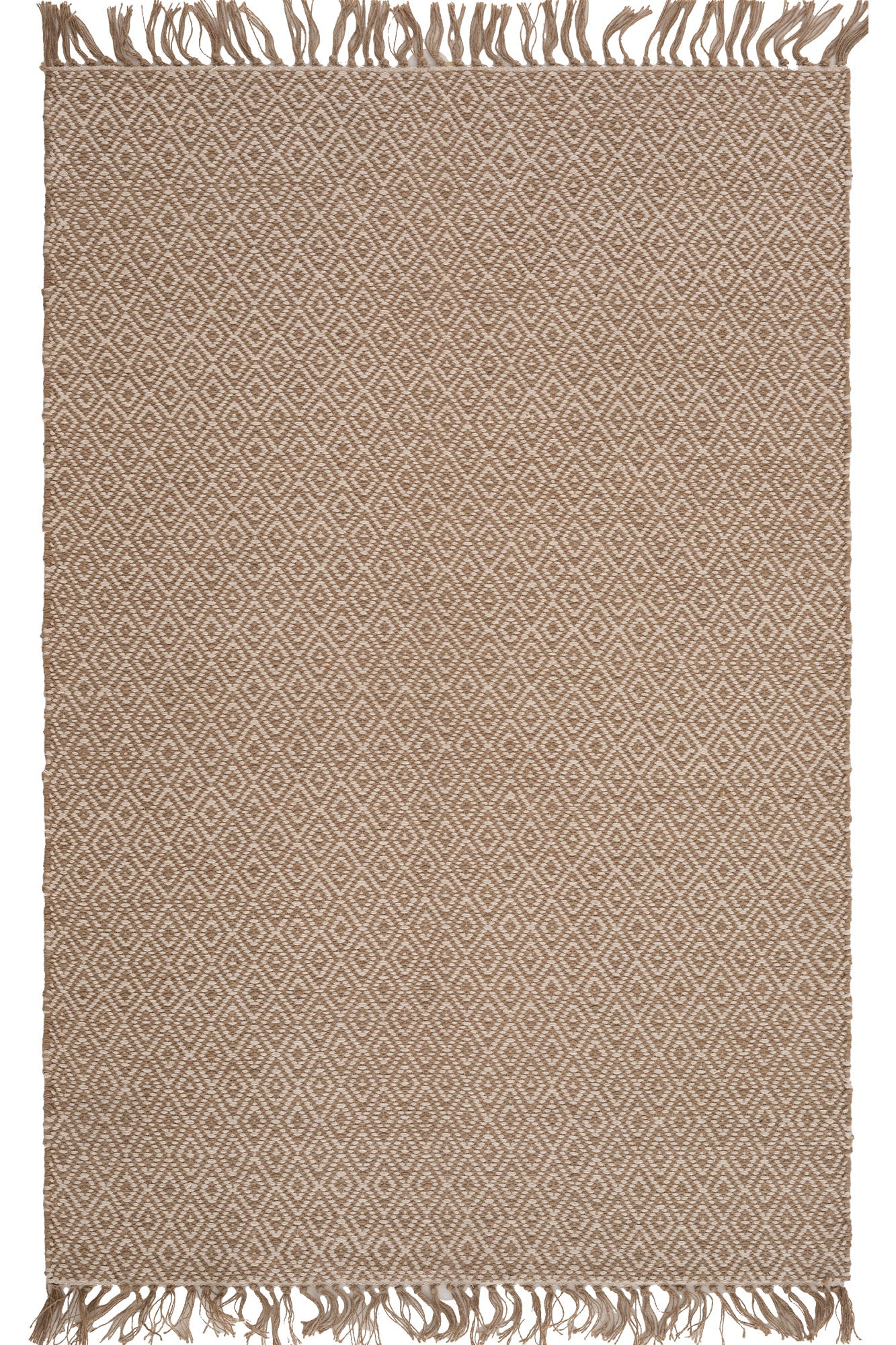 Svara 011 Vizon Krem Jüt El Dokuması Doğal Halı