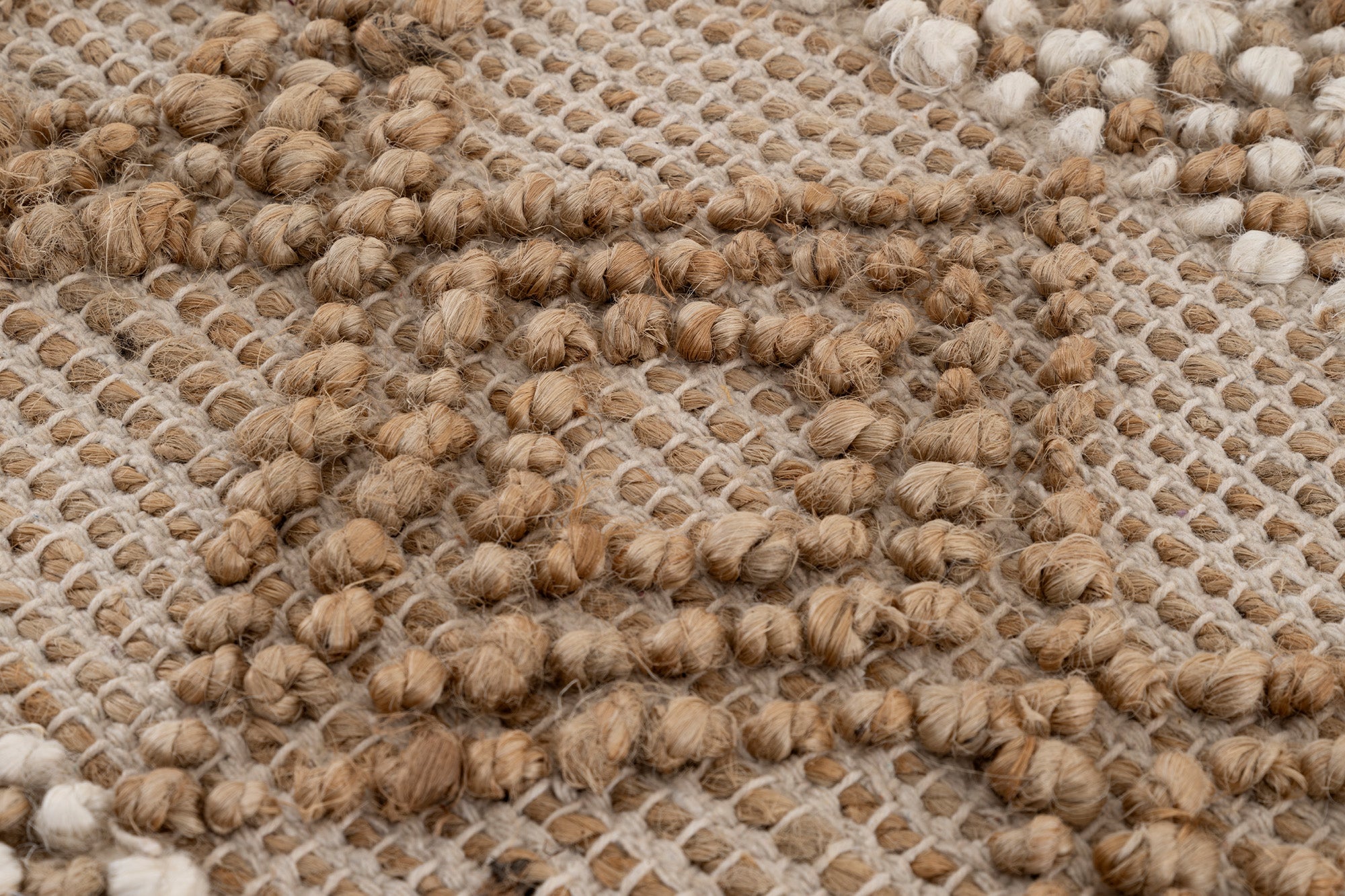 Svara 018 Natural Jüt El Dokuması Doğal Halı