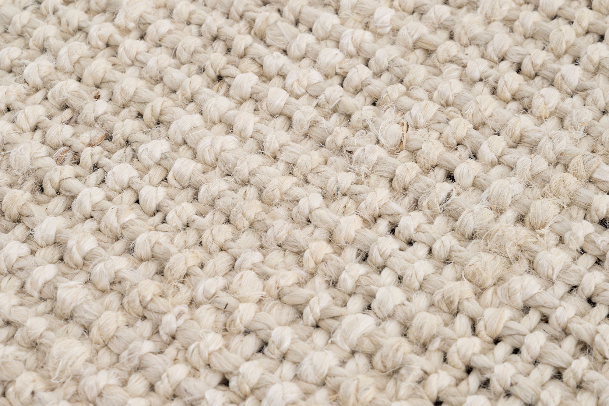 Svara 015 Krem Jüt El Dokuması Doğal Halı