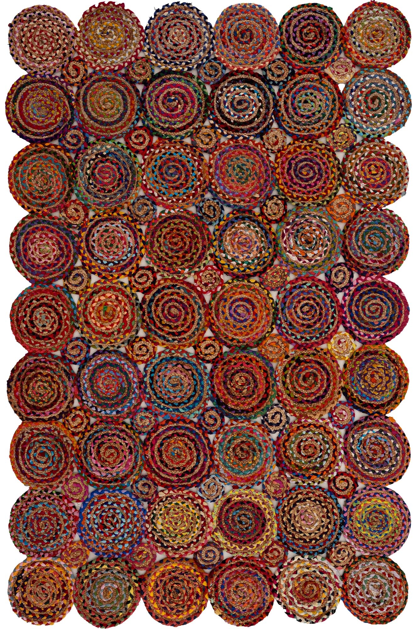 Svara 009 Multi Jüt El Dokuması Doğal Halı