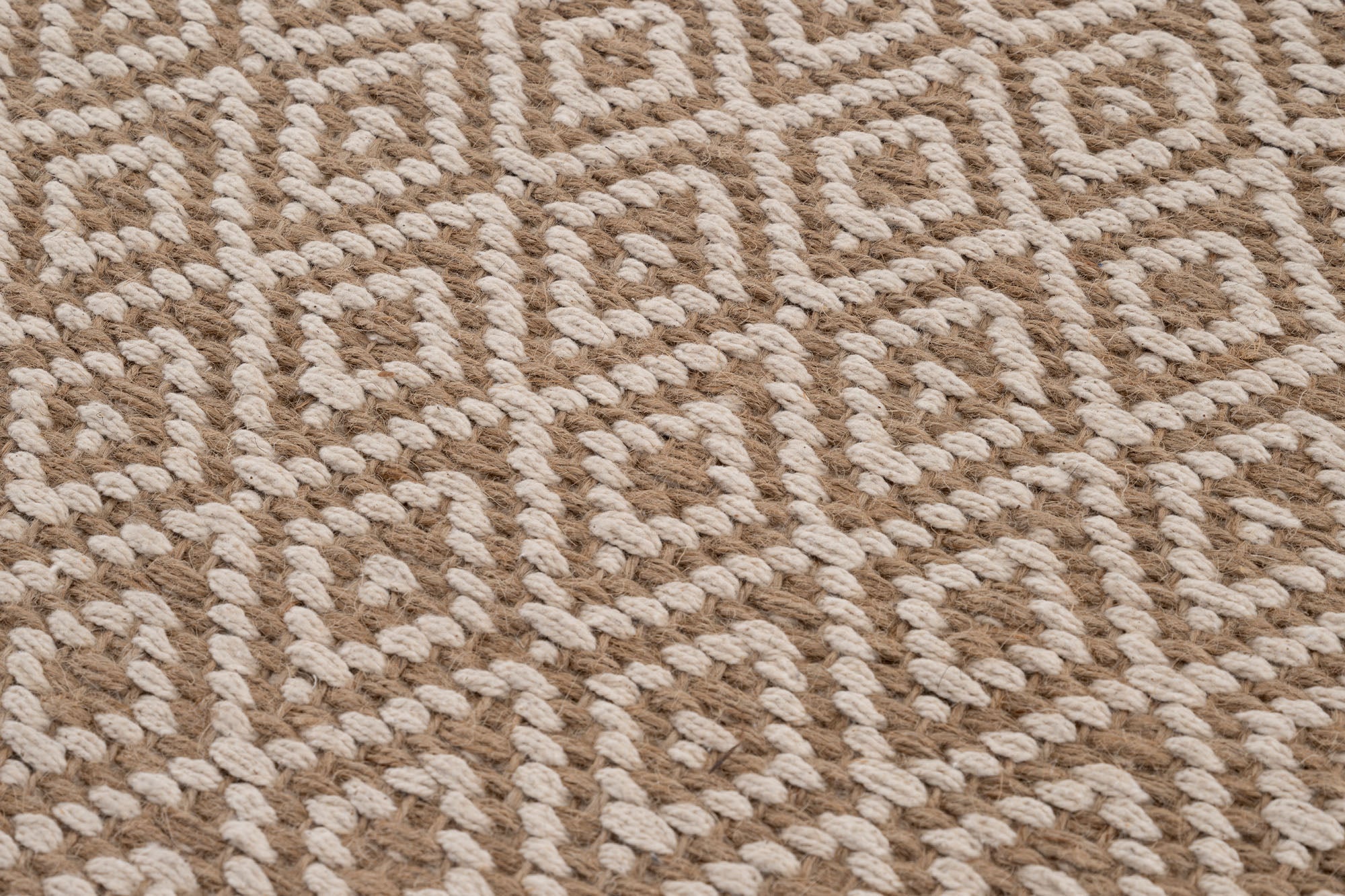 Svara 011 Vizon Krem Jüt El Dokuması Doğal Halı