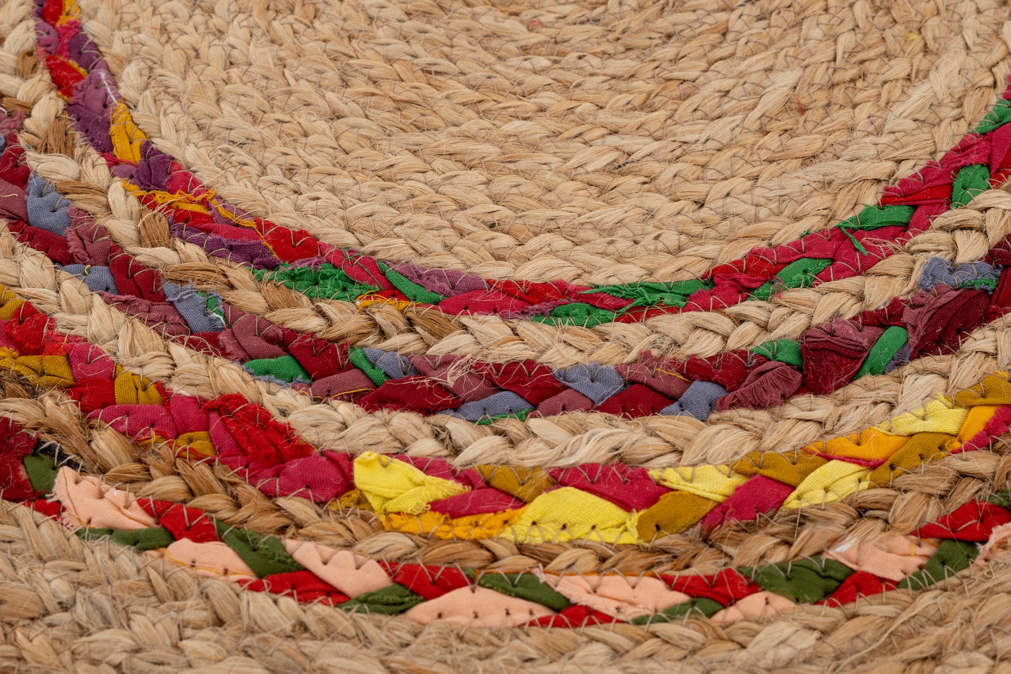 Svara 001 Multi Jüt El Dokuması Doğal Halı