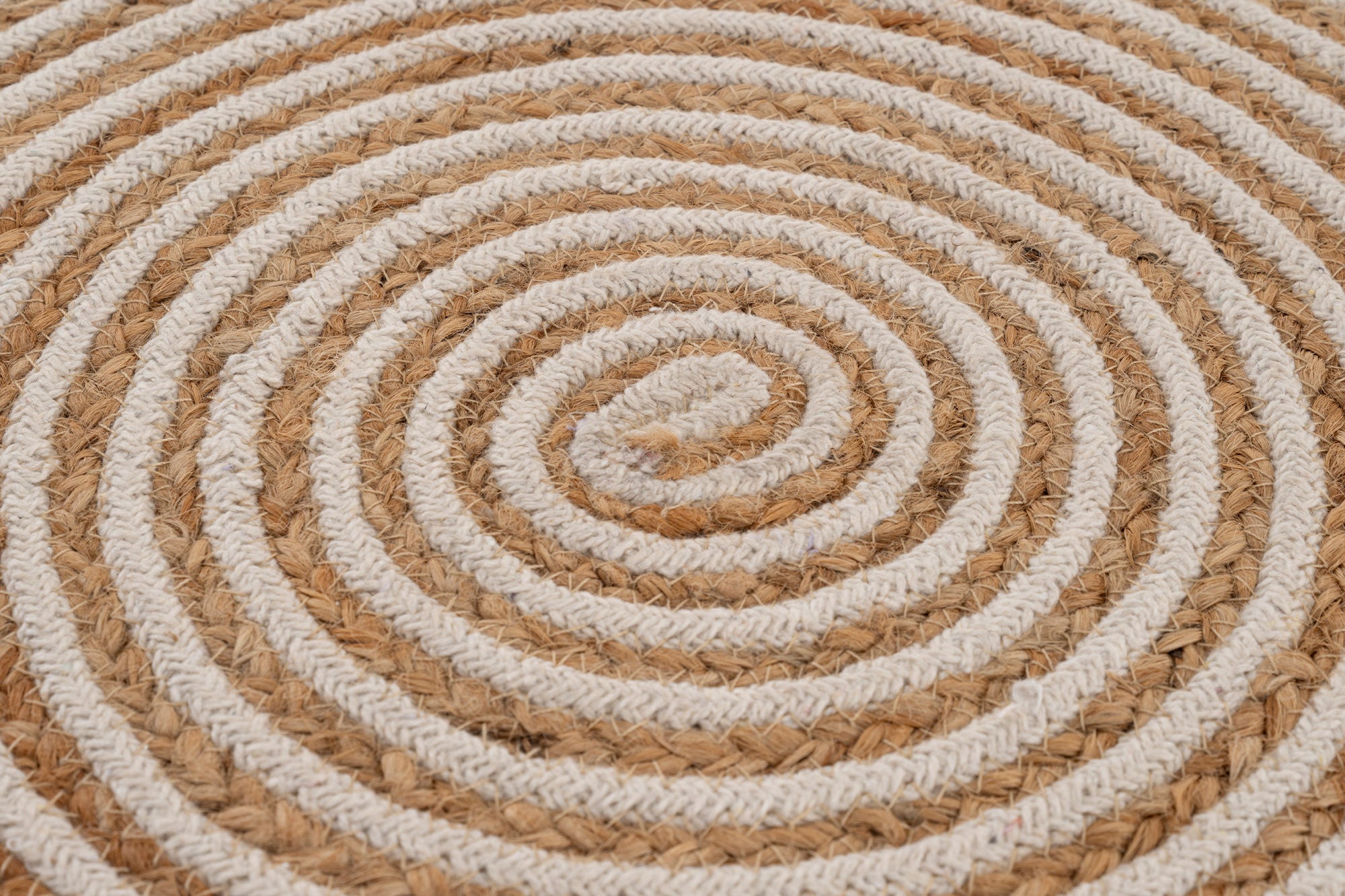 Svara 005 Krem Natural Jüt El Dokuması Doğal Halı