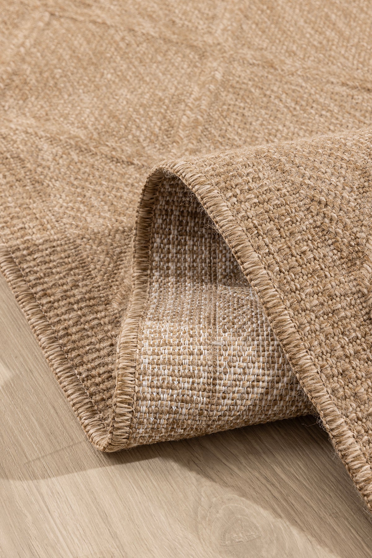 Giza 728 Kahve Hasır Dokulu Modern Sisal Halı
