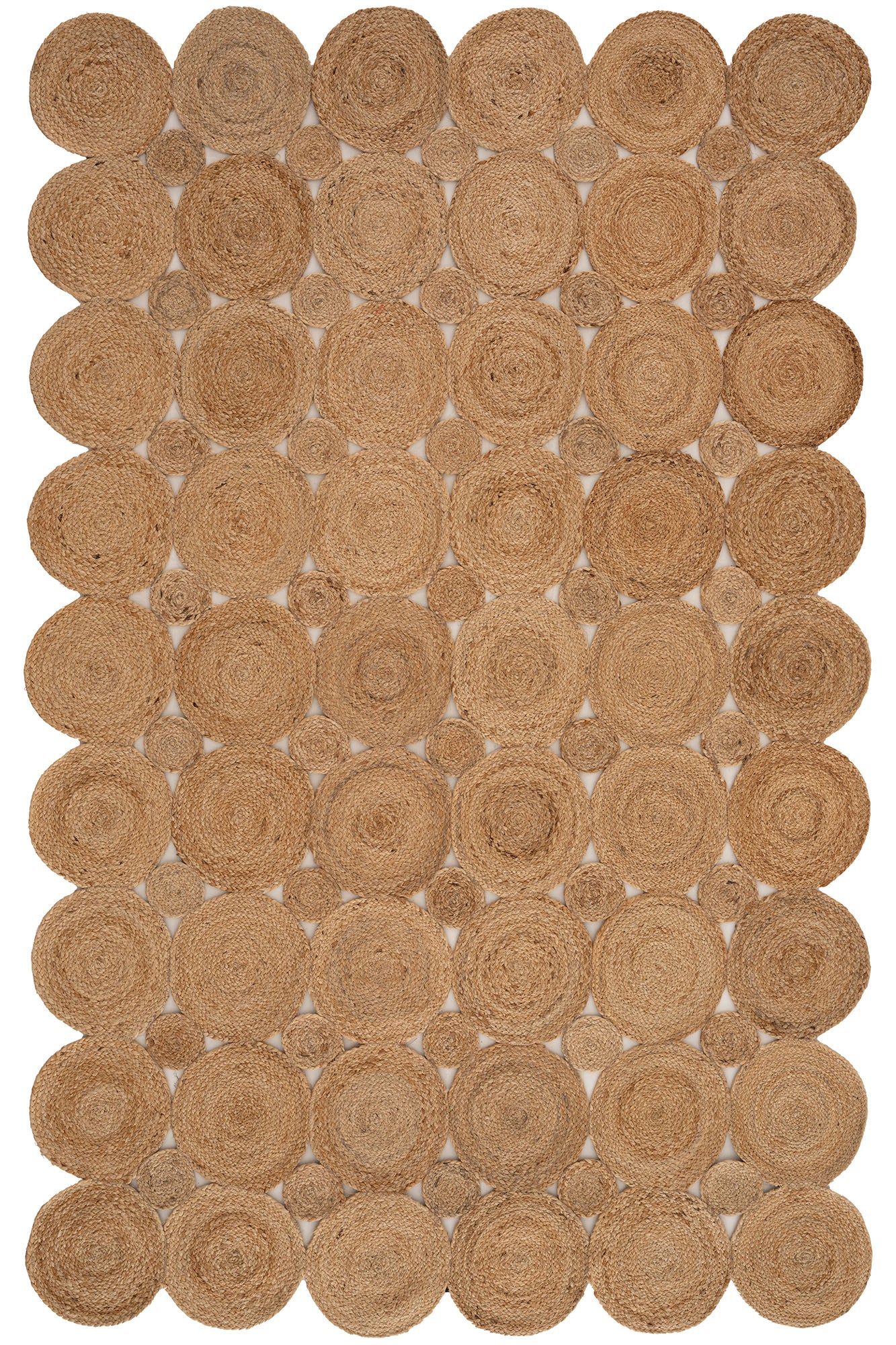 Svara 008 Natural Jüt El Dokuması Doğal Halı