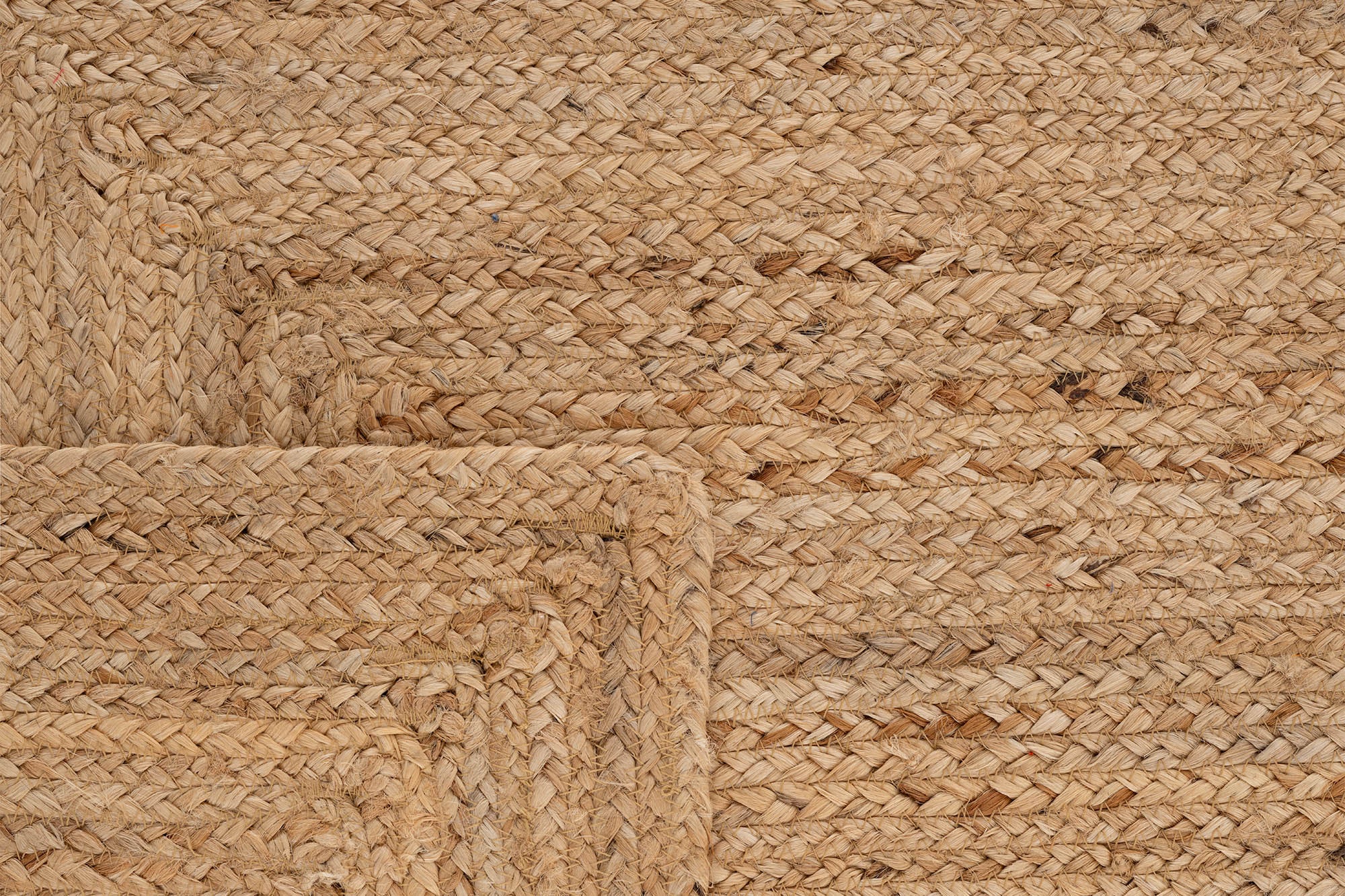Svara 007 Natural Jüt El Dokuması Doğal Halı