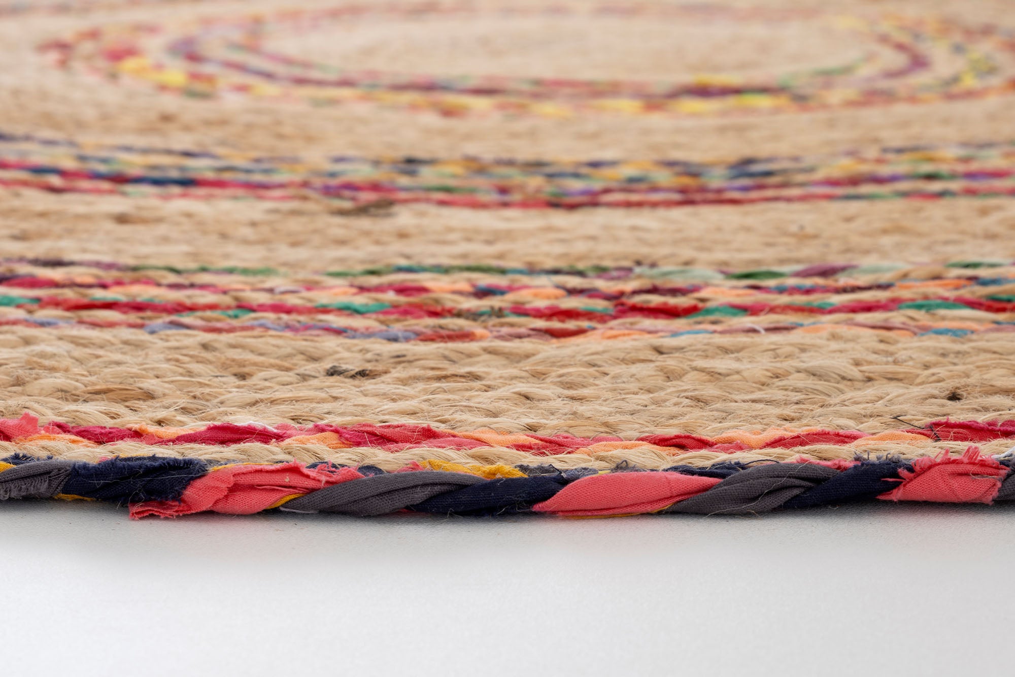 Svara 001 Multi Jüt El Dokuması Doğal Halı