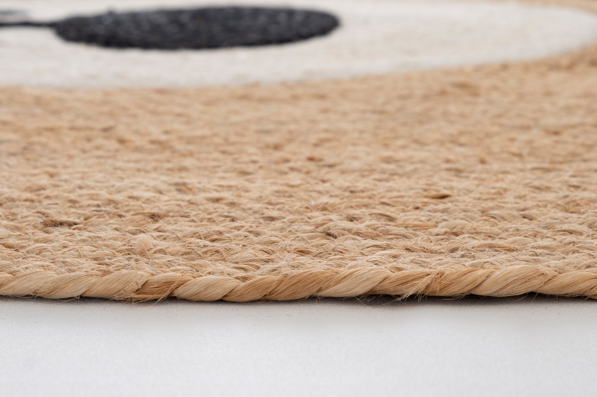 Svara 020 Natural Jüt El Dokuması Doğal Halı