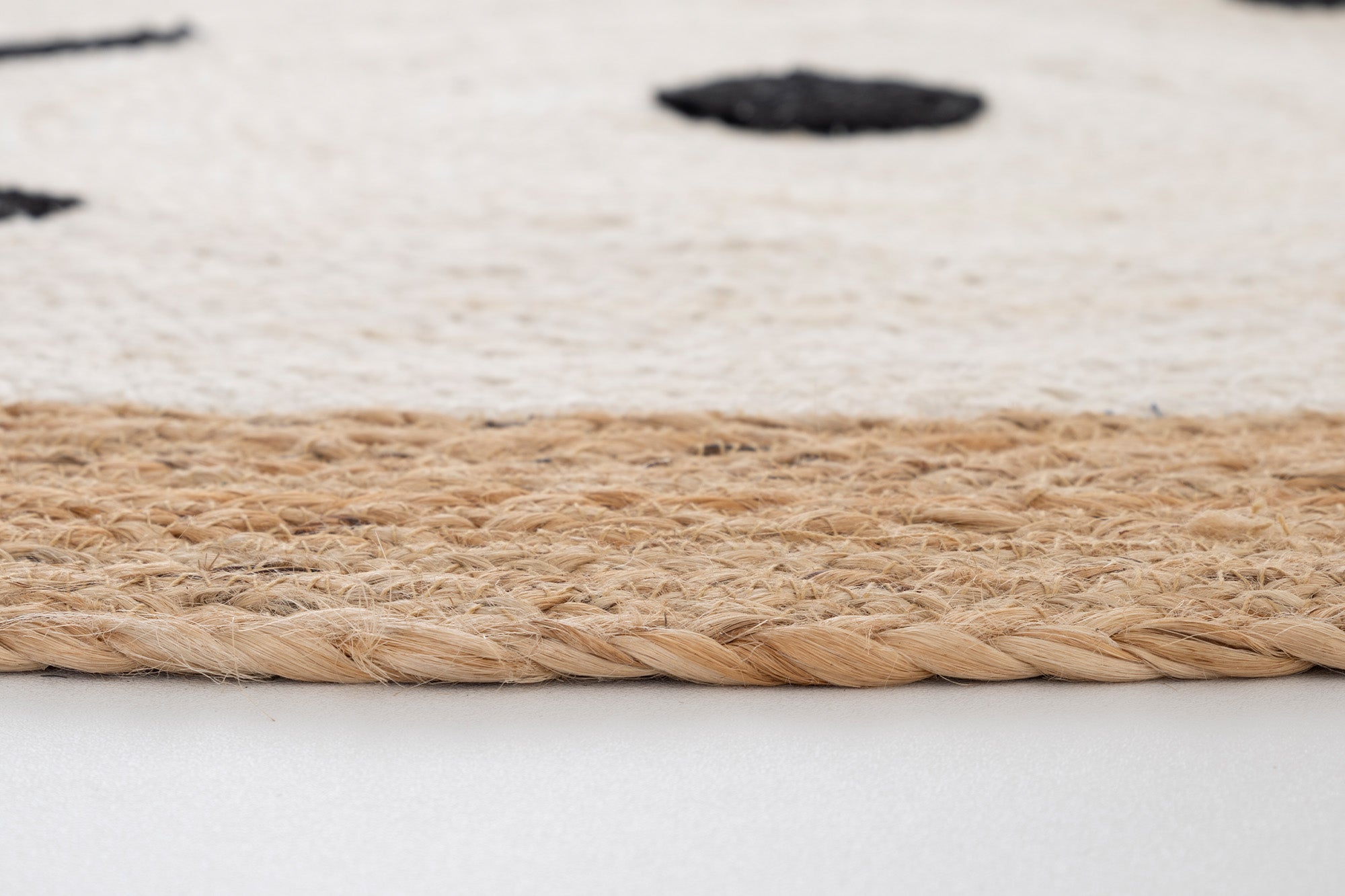 Svara 021 Natural Jüt El Dokuması Doğal Halı