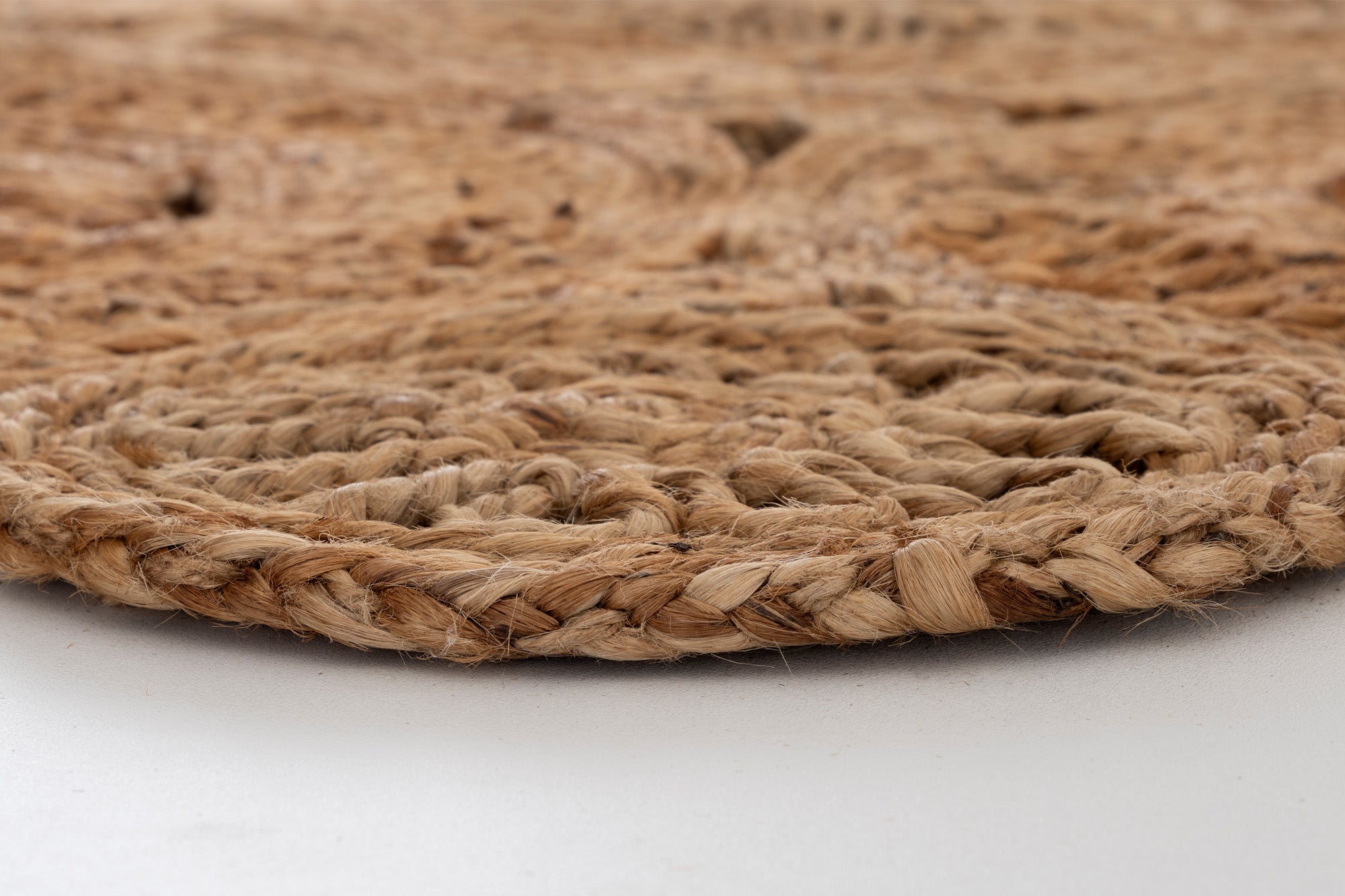 Svara 003 Natural Jüt El Dokuması Doğal Halı