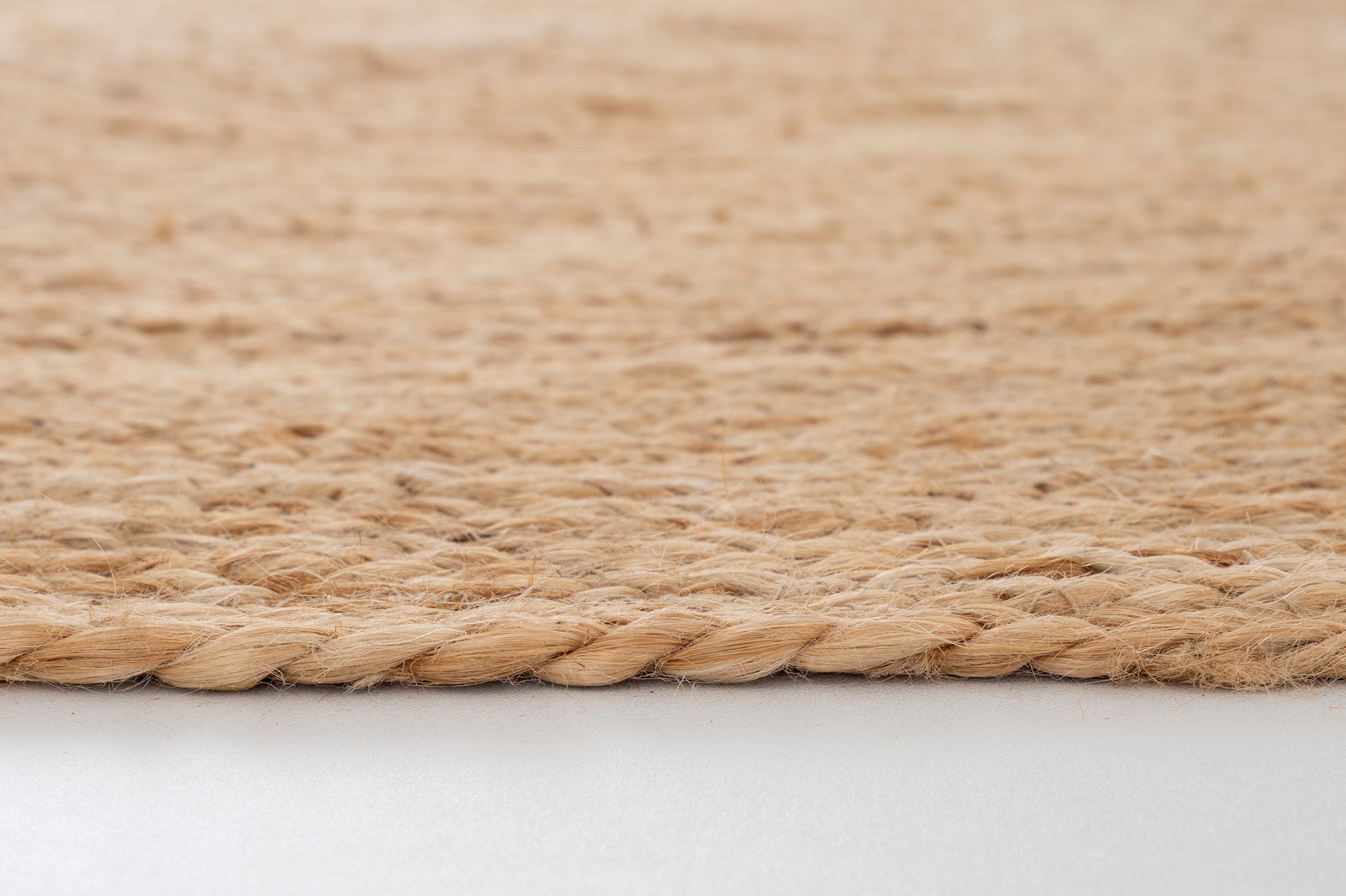 Svara 016 Natural Jüt El Dokuması Doğal  Halı