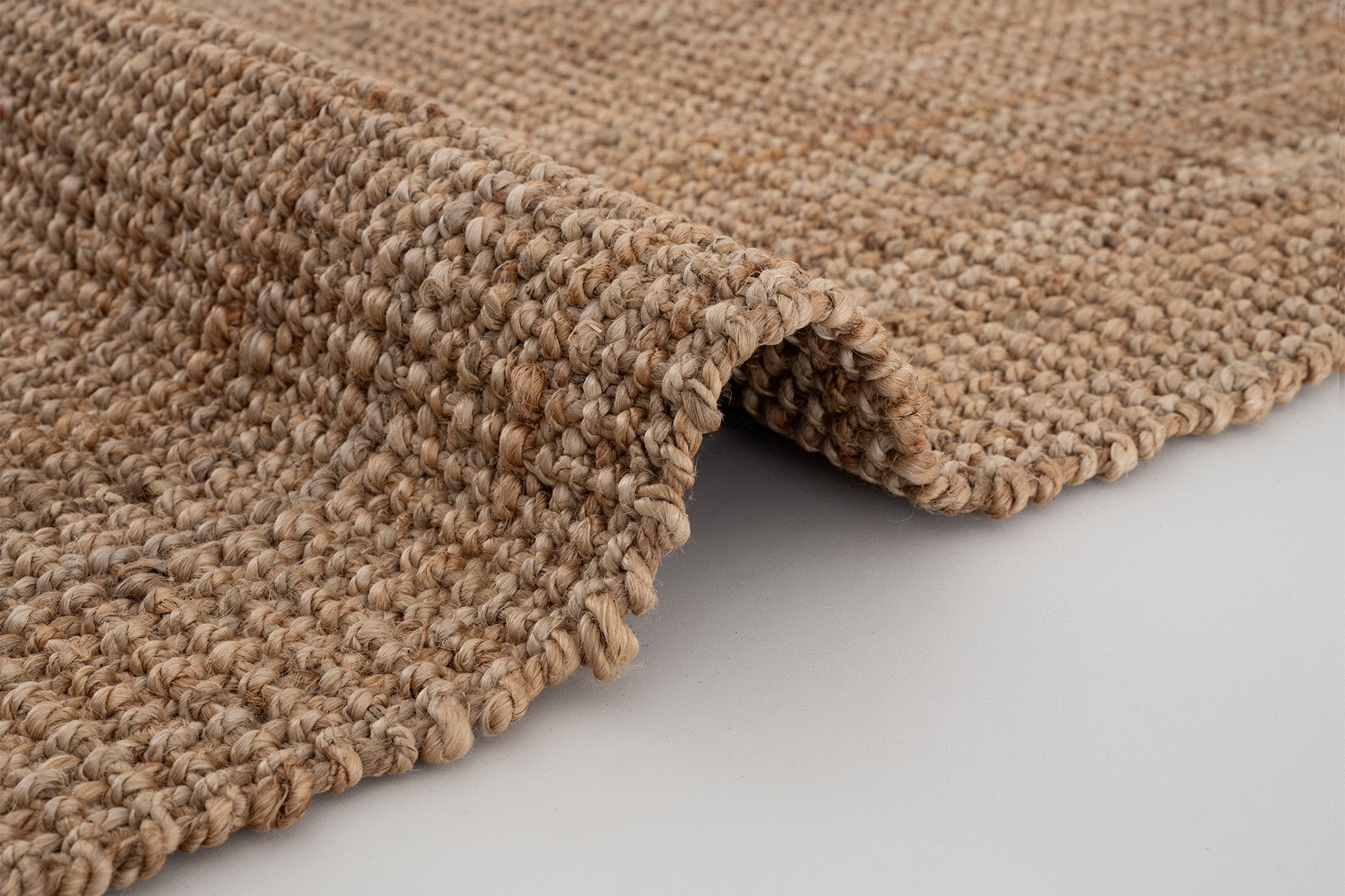 Svara 015 Natural Jüt El Dokuması Doğal Halı