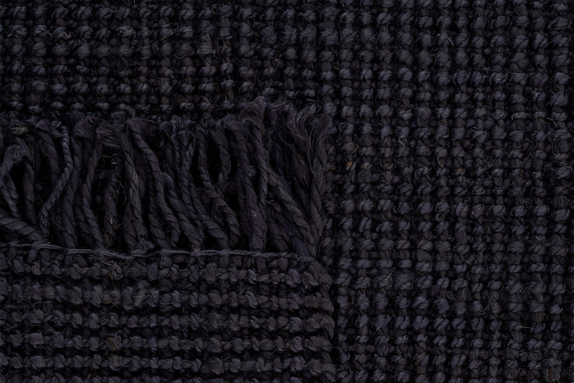 Svara 015 Lacivert Jüt El Dokuması Doğal Halı