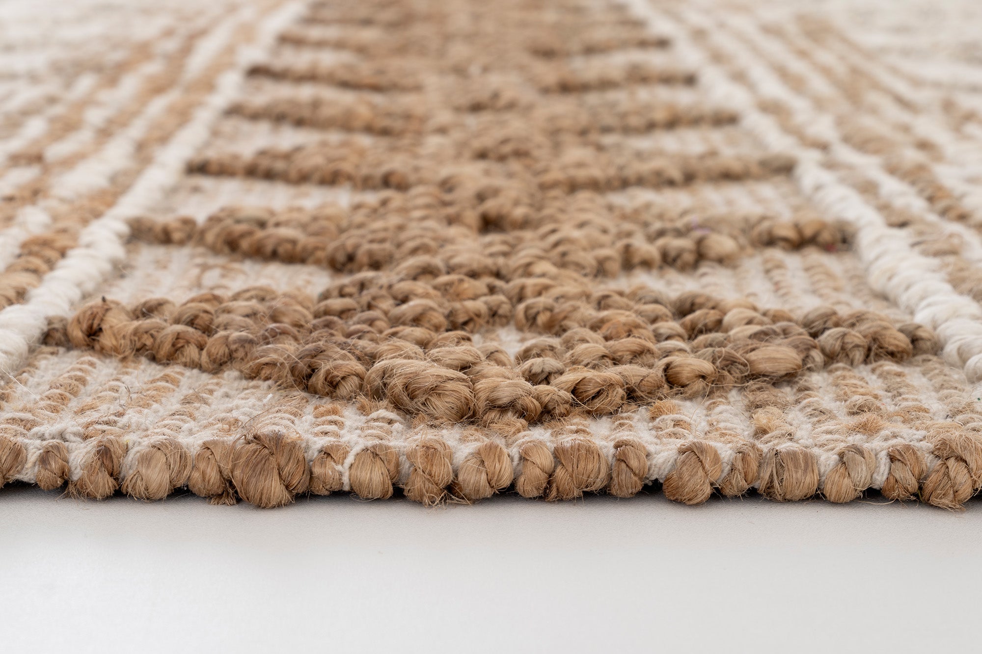 Svara 018 Natural Jüt El Dokuması Doğal Halı