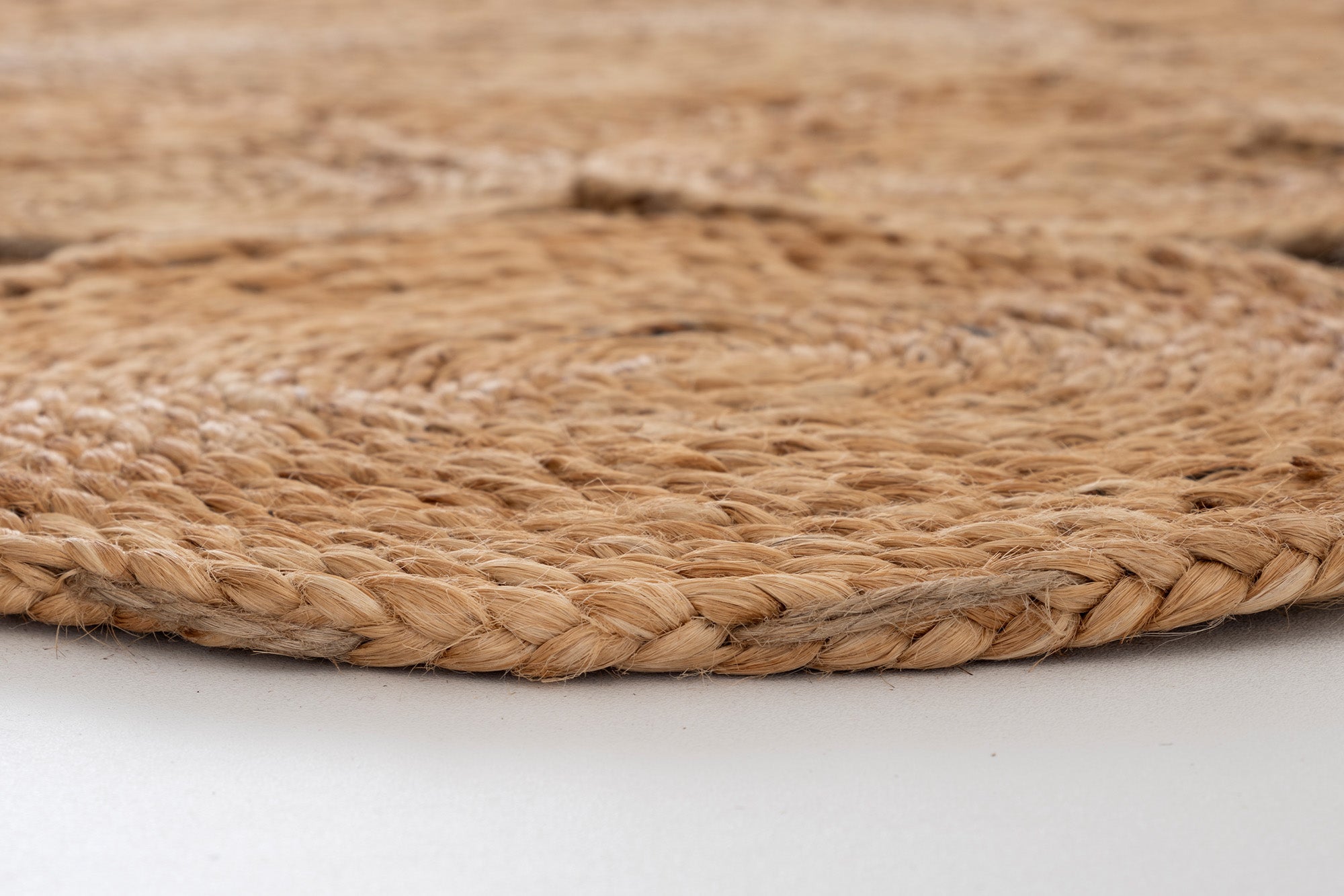 Svara 002 Natural Jüt El Dokuması Doğal Halı