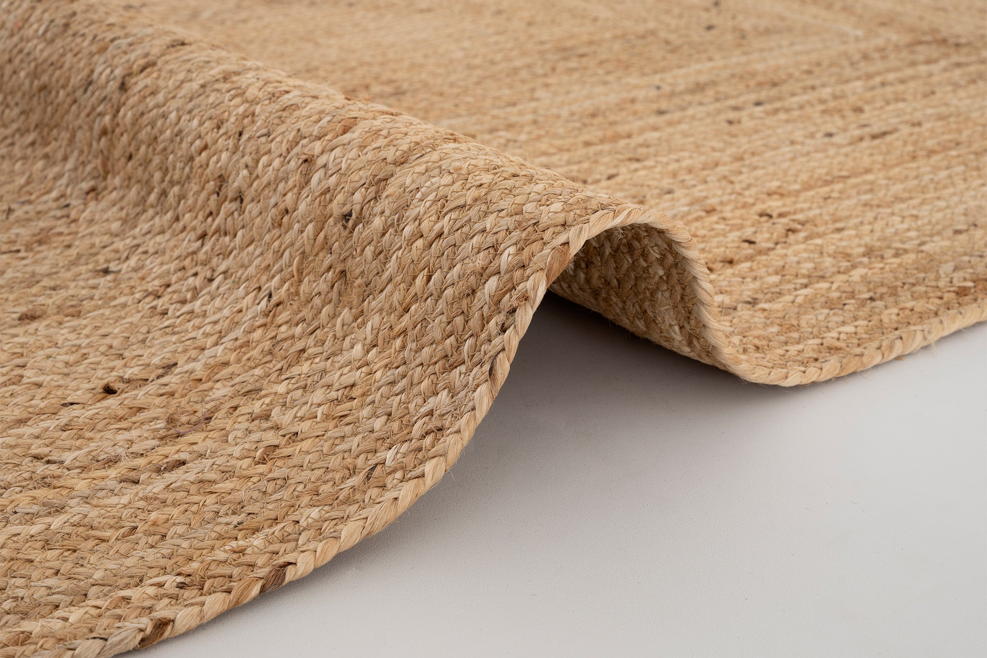 Svara 007 Natural Jüt El Dokuması Doğal Halı