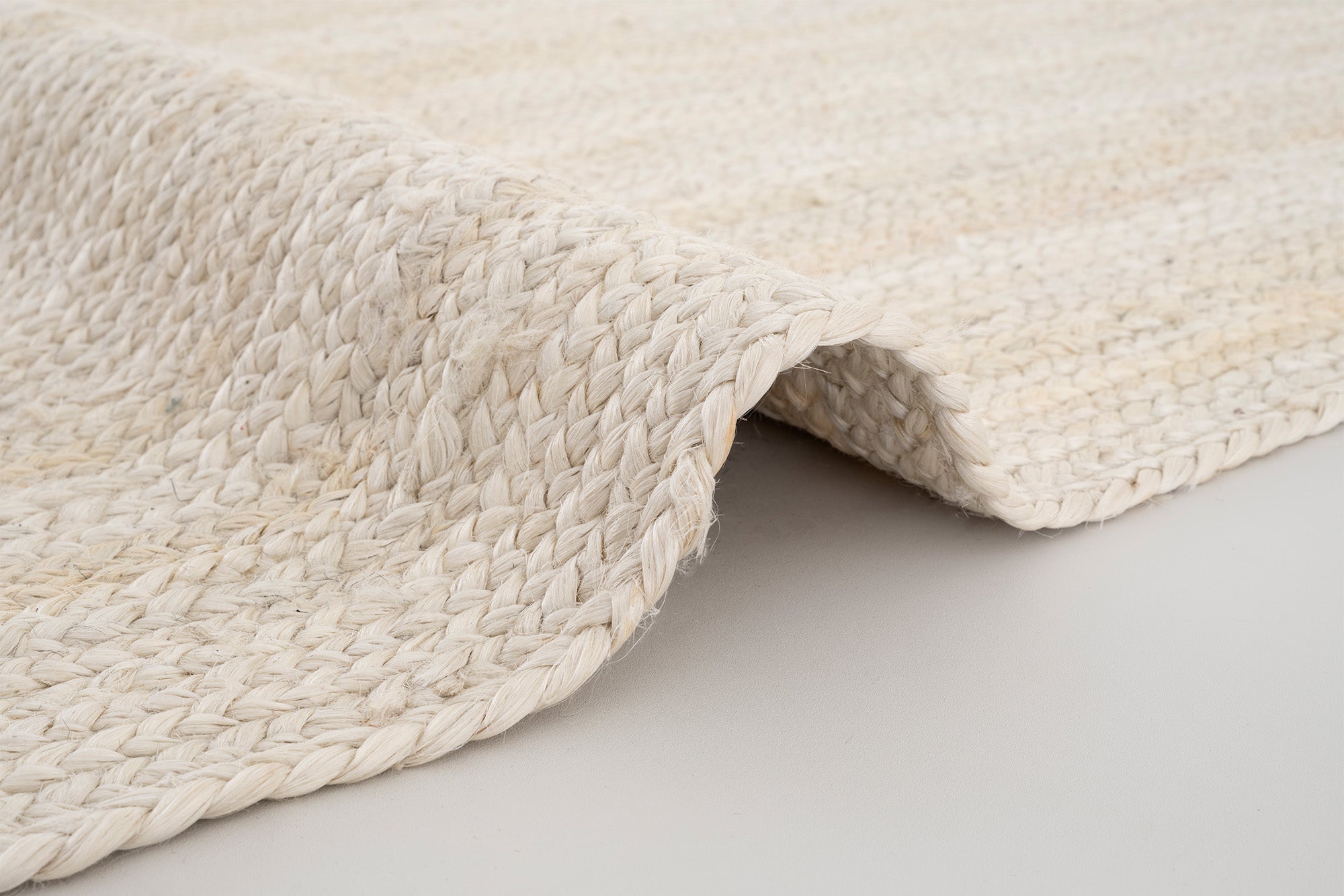 Svara 019 Natural Jüt El Dokuması Doğal Halı