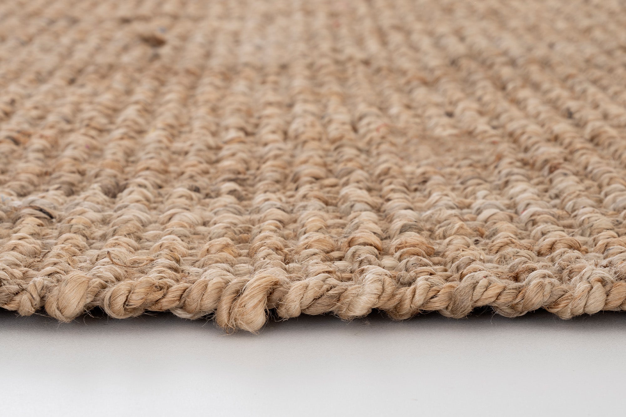 Svara 015 Natural Jüt El Dokuması Doğal Halı