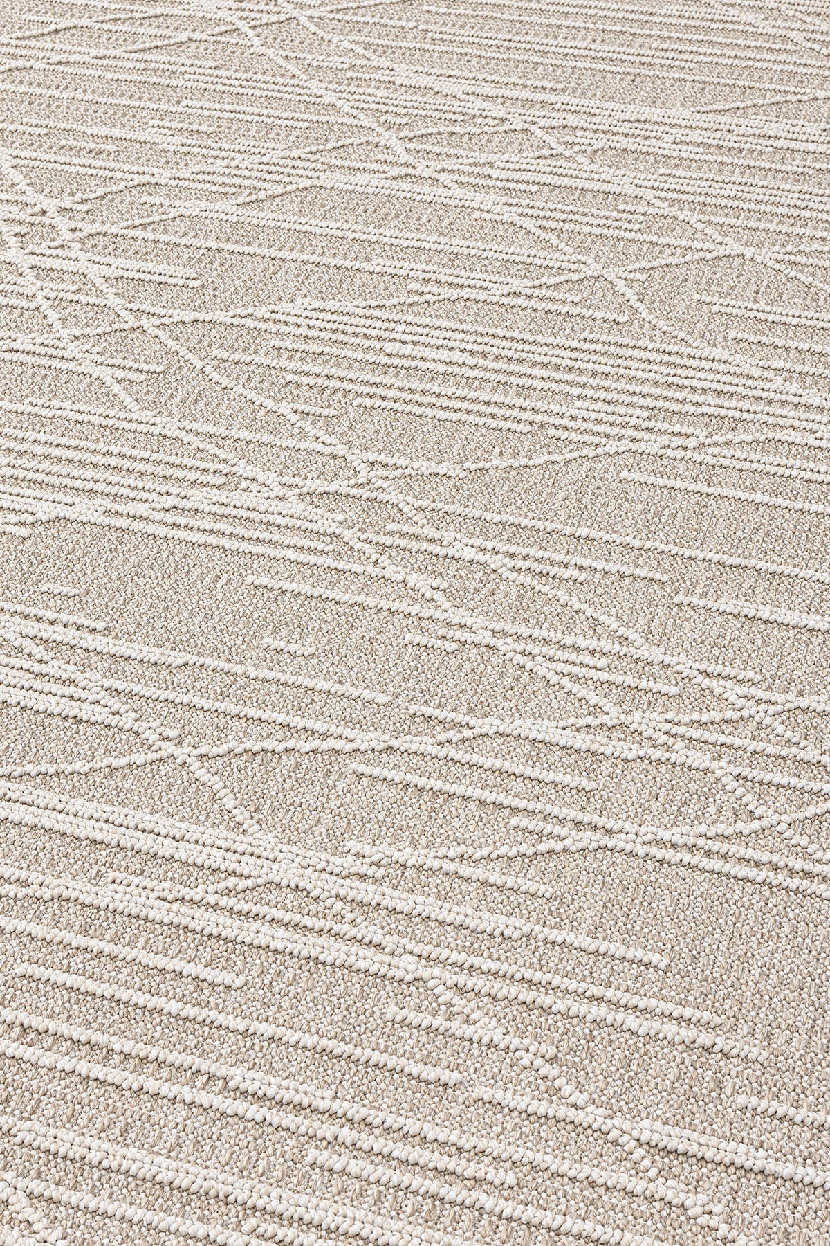 Berlin 258 Bej Krem Yumuşak Salon Halısı