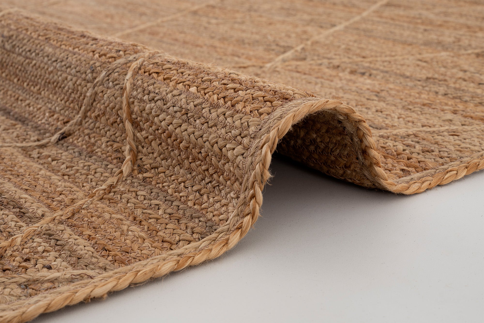 Svara 012 Kahve Gerçek Jüt Natürel El Dokuması Halı