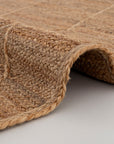 Svara 012 Kahve Gerçek Jüt Natürel El Dokuması Halı