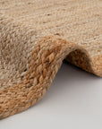 Svara 013 Gri Natural Jüt El Dokuması Doğal Halı