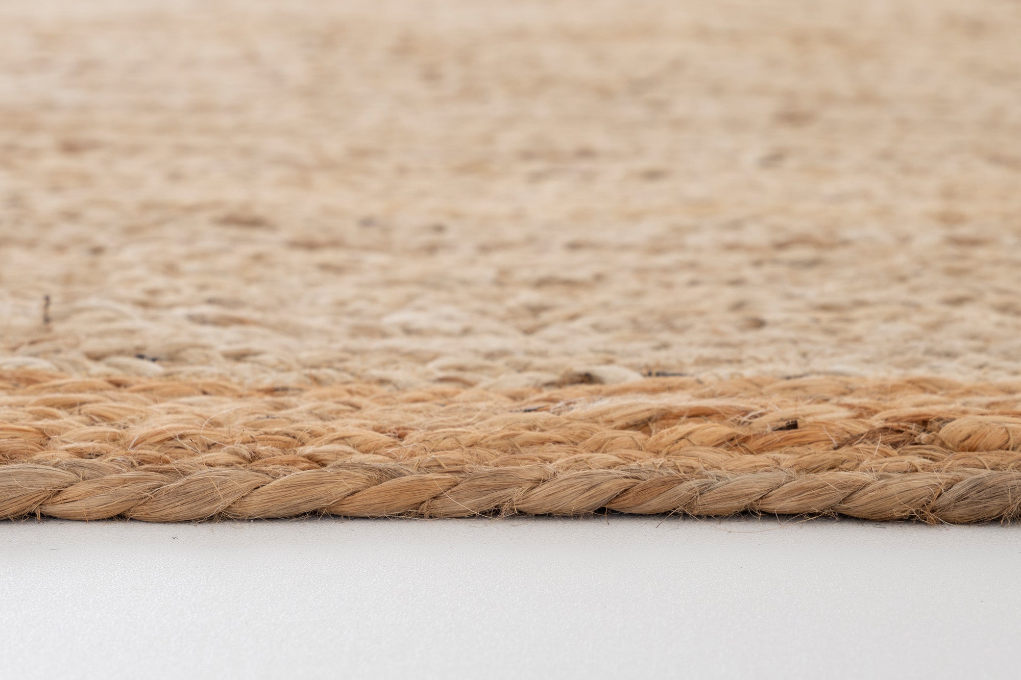 Svara 013 Gri Natural Jüt El Dokuması Doğal Halı