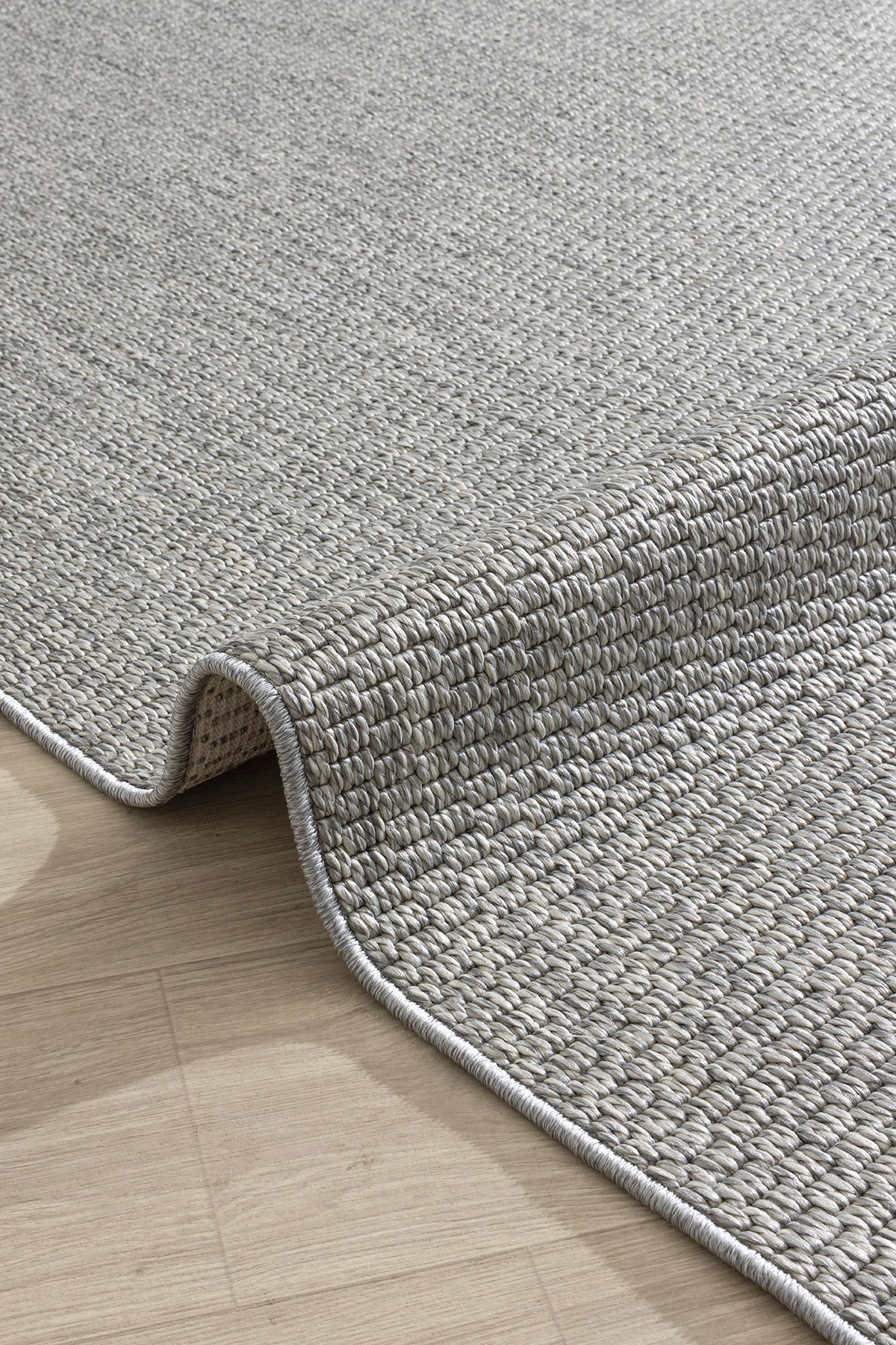 Giza 727 Gri Hasır Dokulu Modern Sisal Halı
