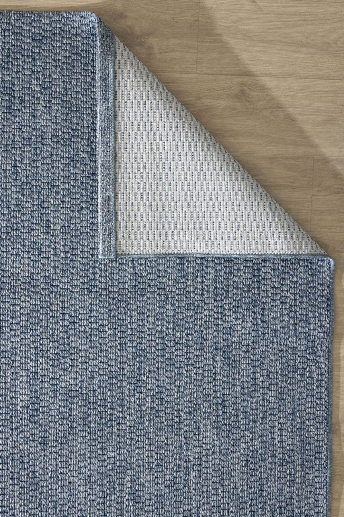 Giza 727 Mavi Hasır Dokulu Modern Sisal Halı