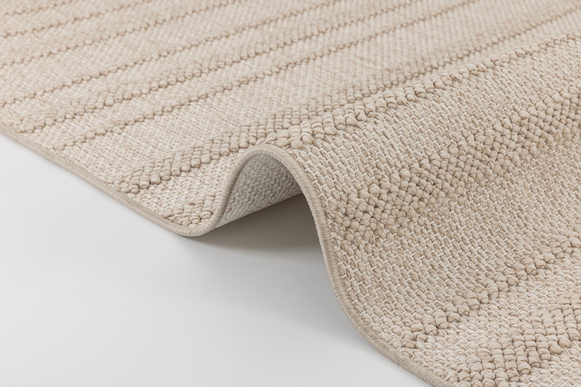 Berlin 252 Vizon Krem Yumuşak Salon Halısı