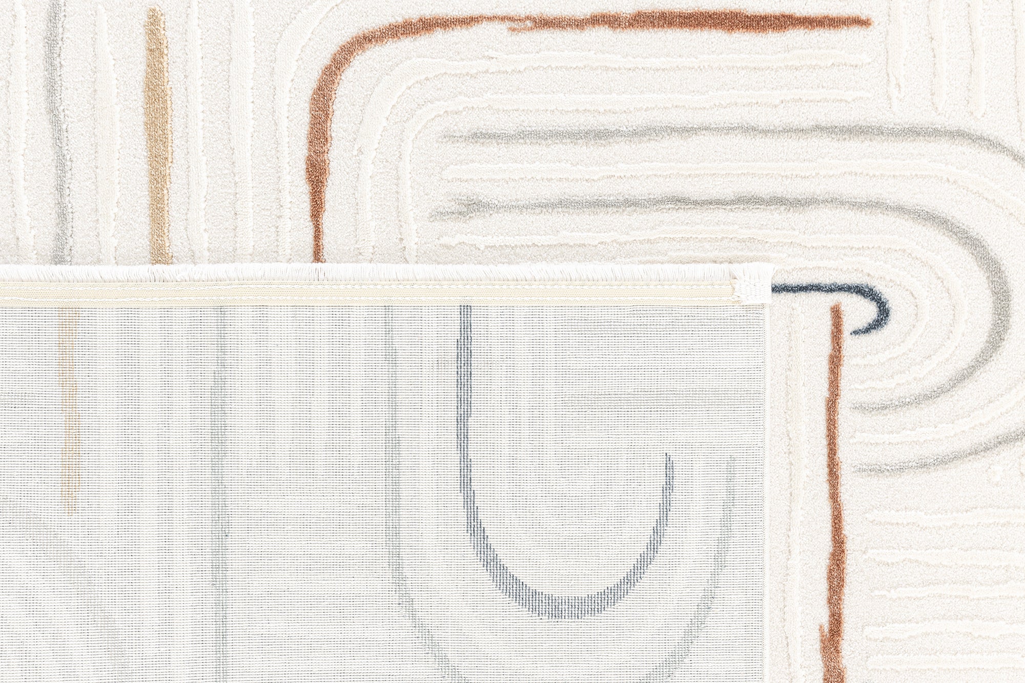 Maya 943 Renkli İskandinav Yumuşak Geometrik Kesme Halı