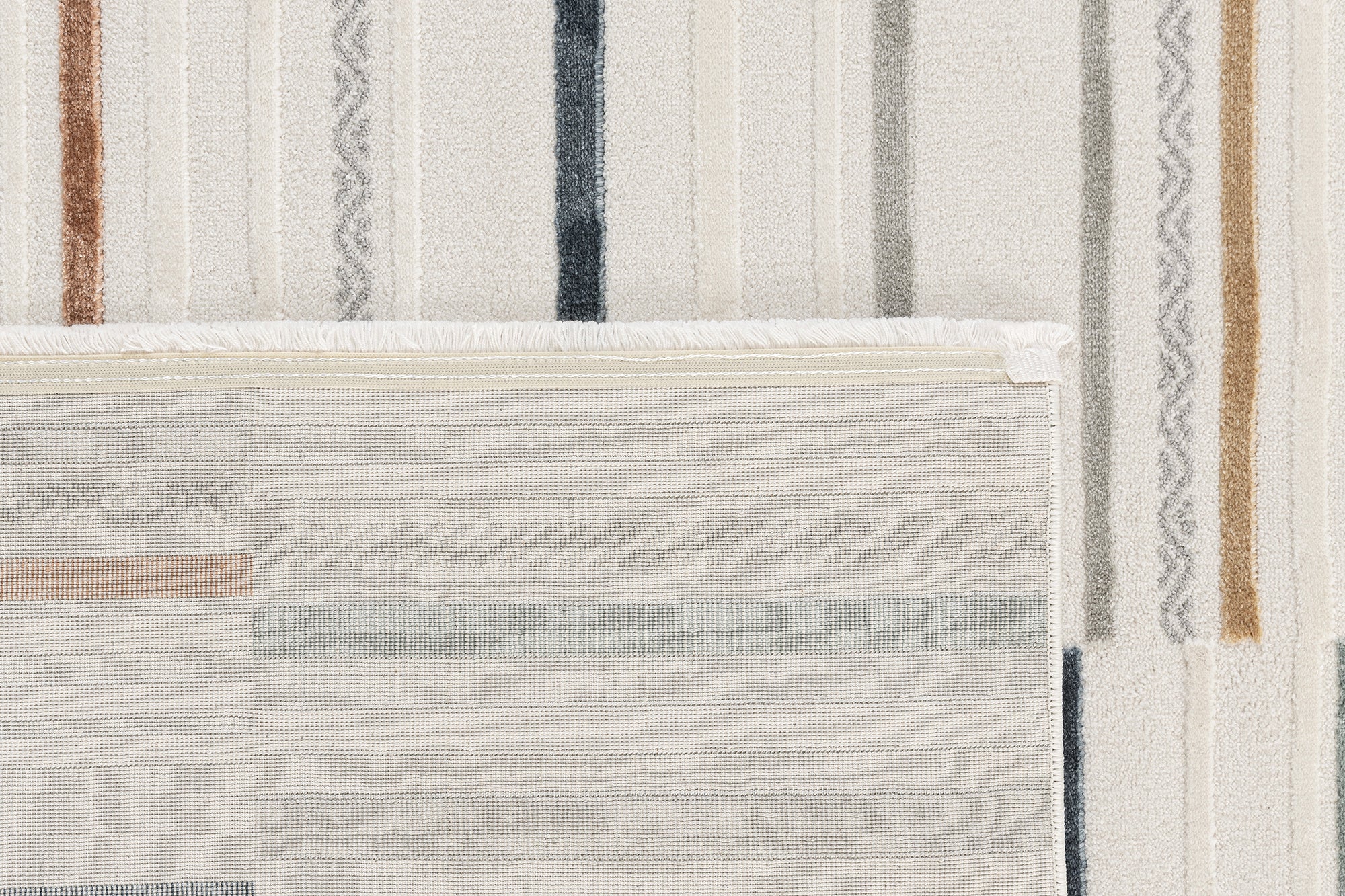 Maya 946 Renkli İskandinav Yumuşak Geometrik Kesme Halı