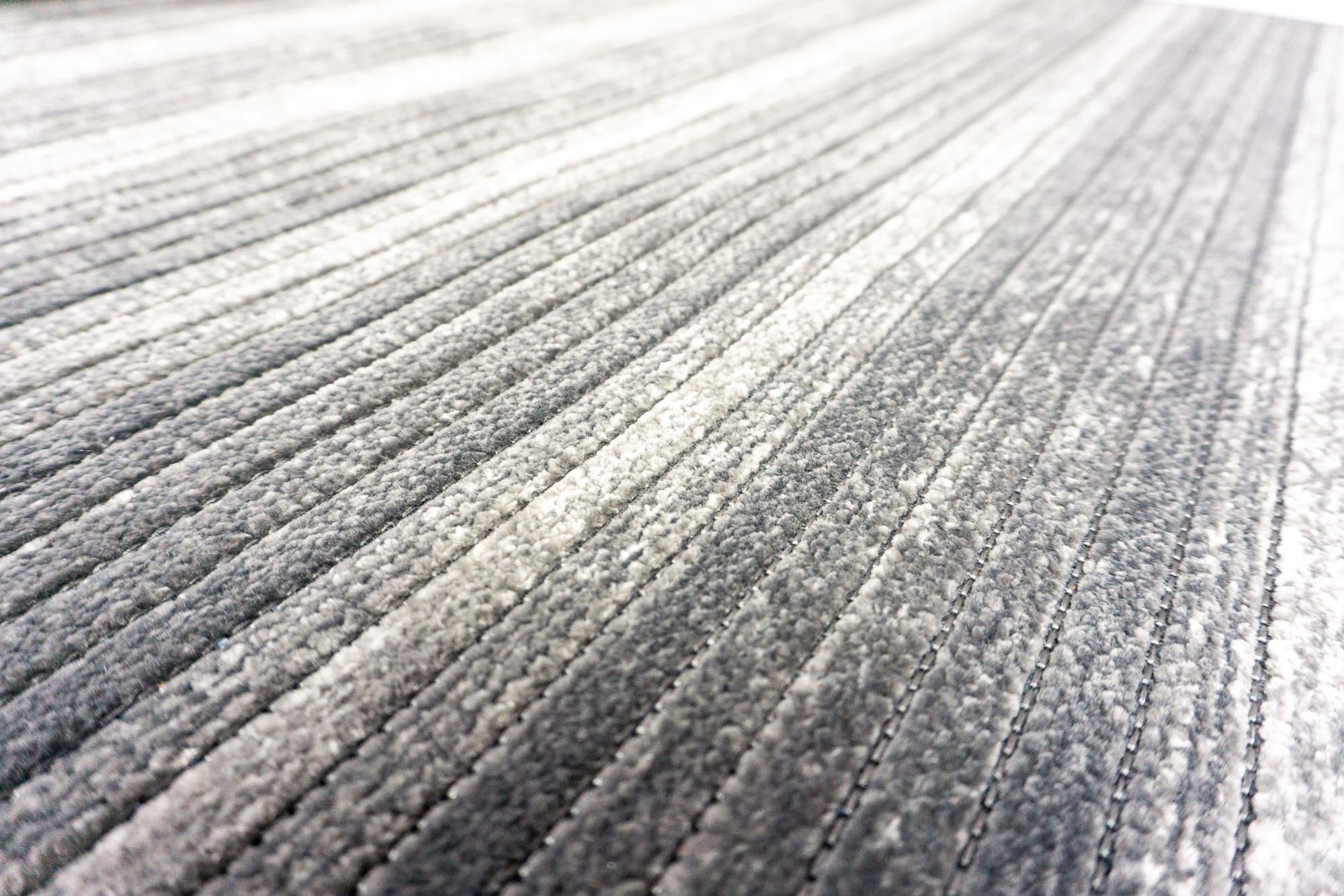 Elya 621 Antrasit Makinede Yıkanabilir Kaymaz Taban Kilim Halı