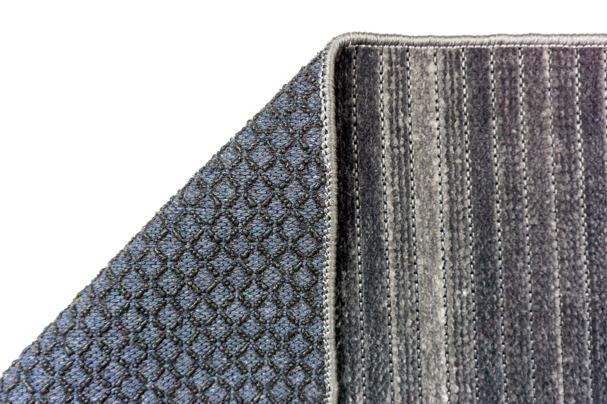 Elya 621 Antrasit Makinede Yıkanabilir Kaymaz Taban Kilim Halı