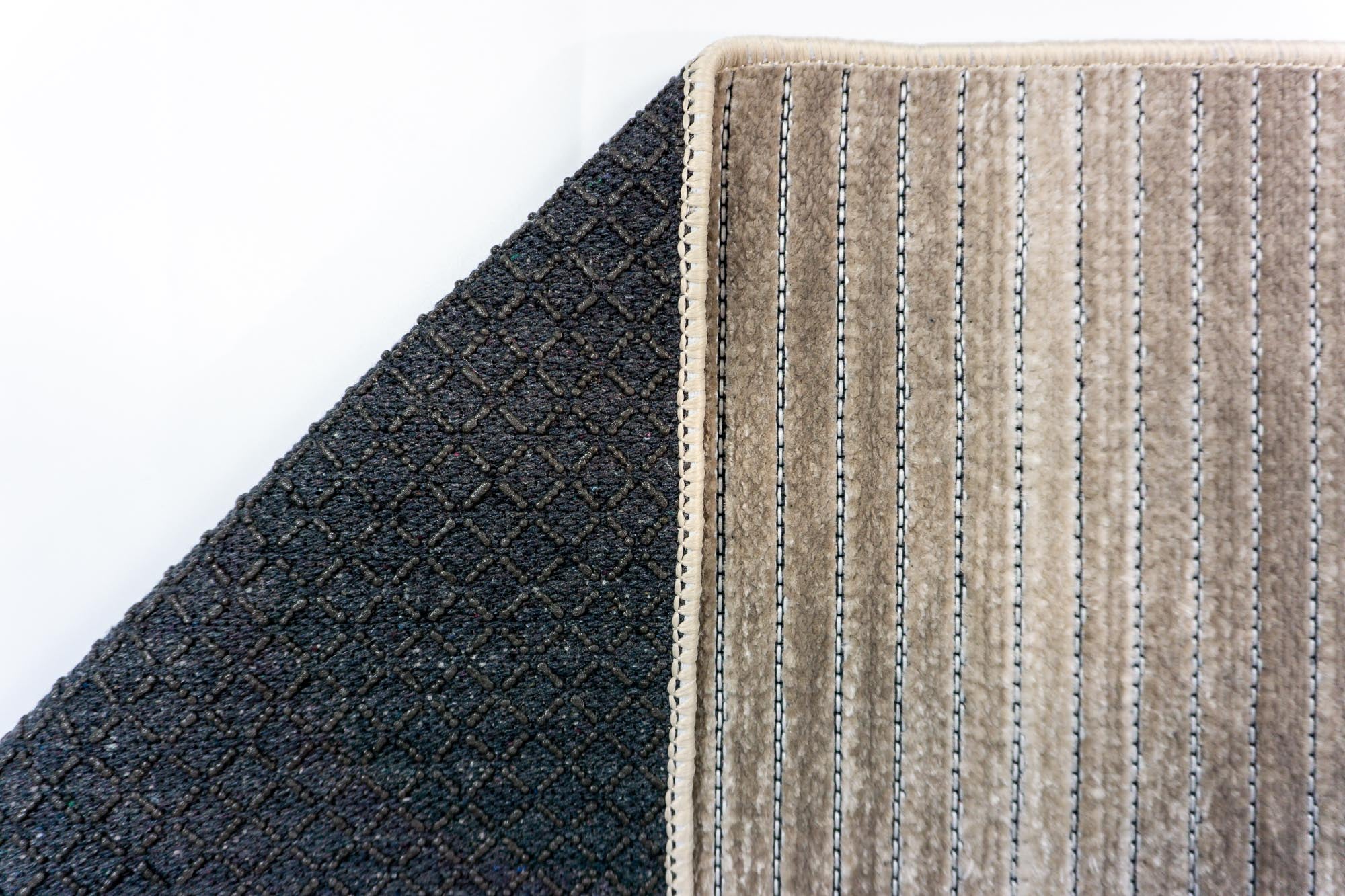 Elya 621 Vizon Makinede Yıkanabilir Kaymaz Taban Kilim Halı