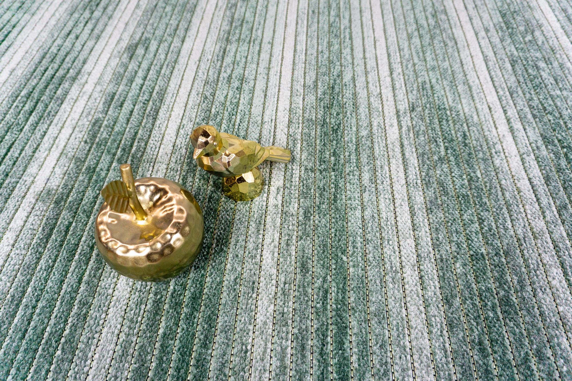 Elya 621 Yeşil Makinede Yıkanabilir Kaymaz Taban Kilim Halı