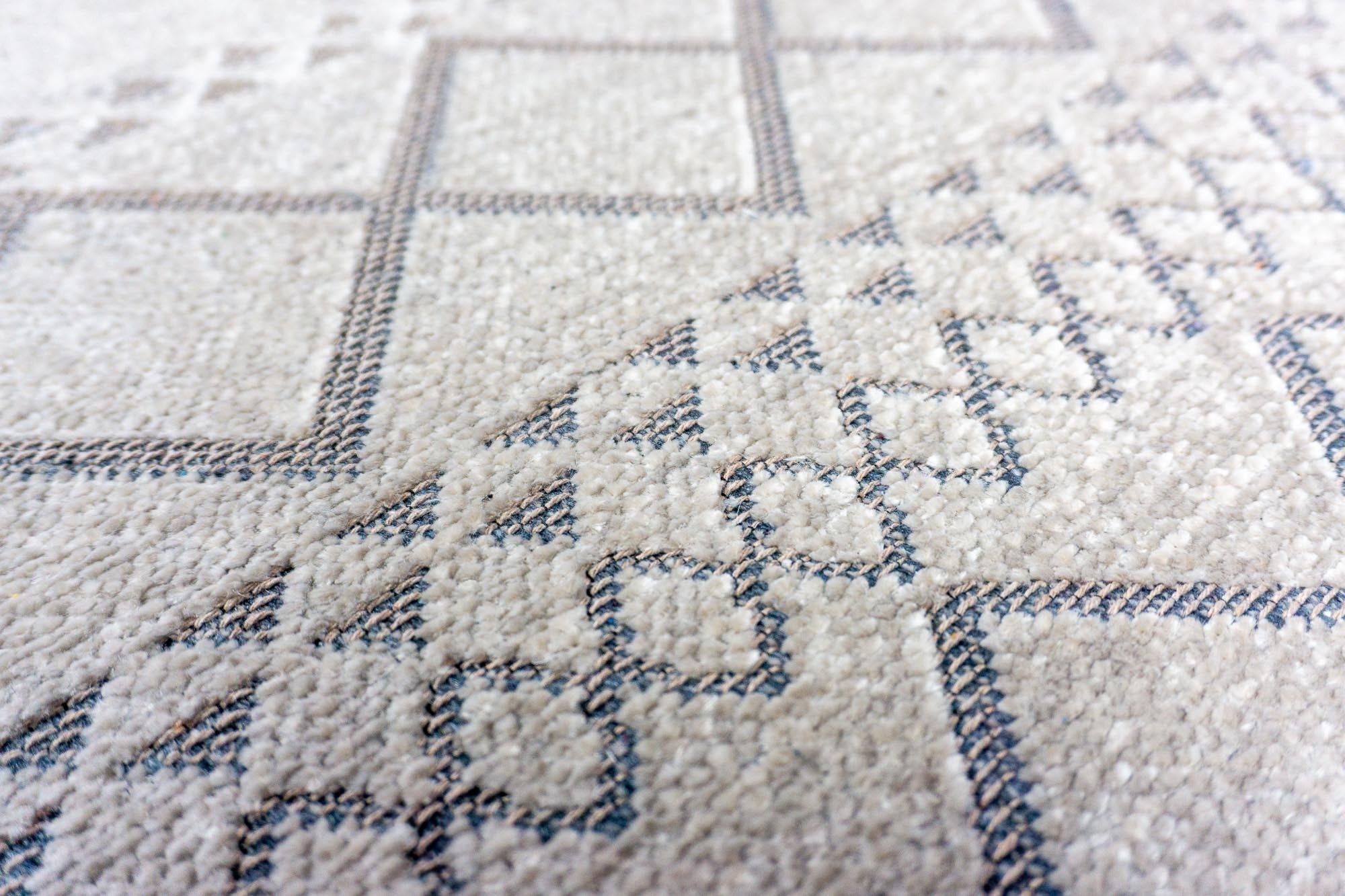 Elya 622 Vizon Makinede Yıkanabilir Kaymaz Taban Kilim Halı