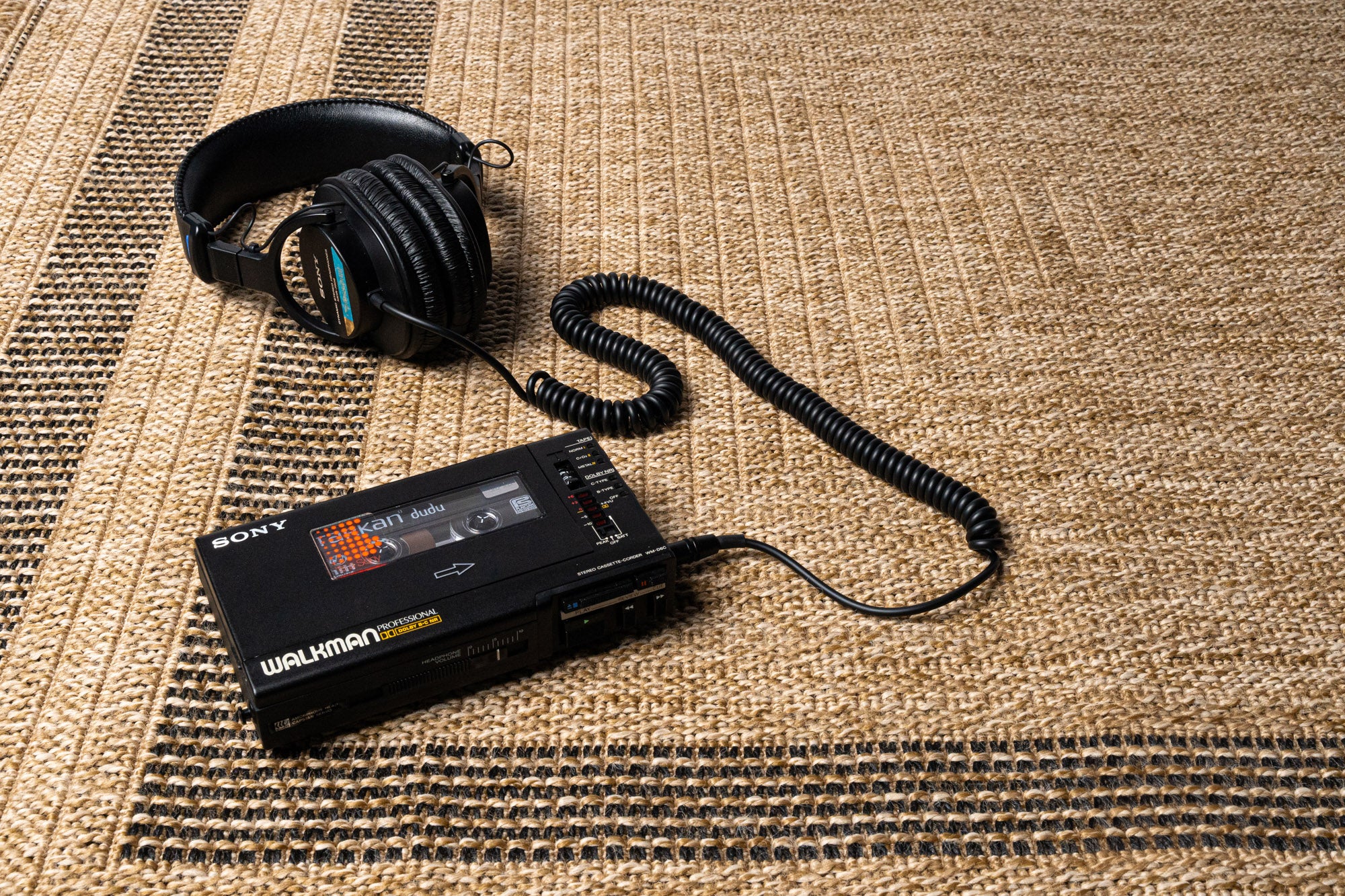 Giza 717 Siyah Hasır Dokulu Modern Sisal Halı