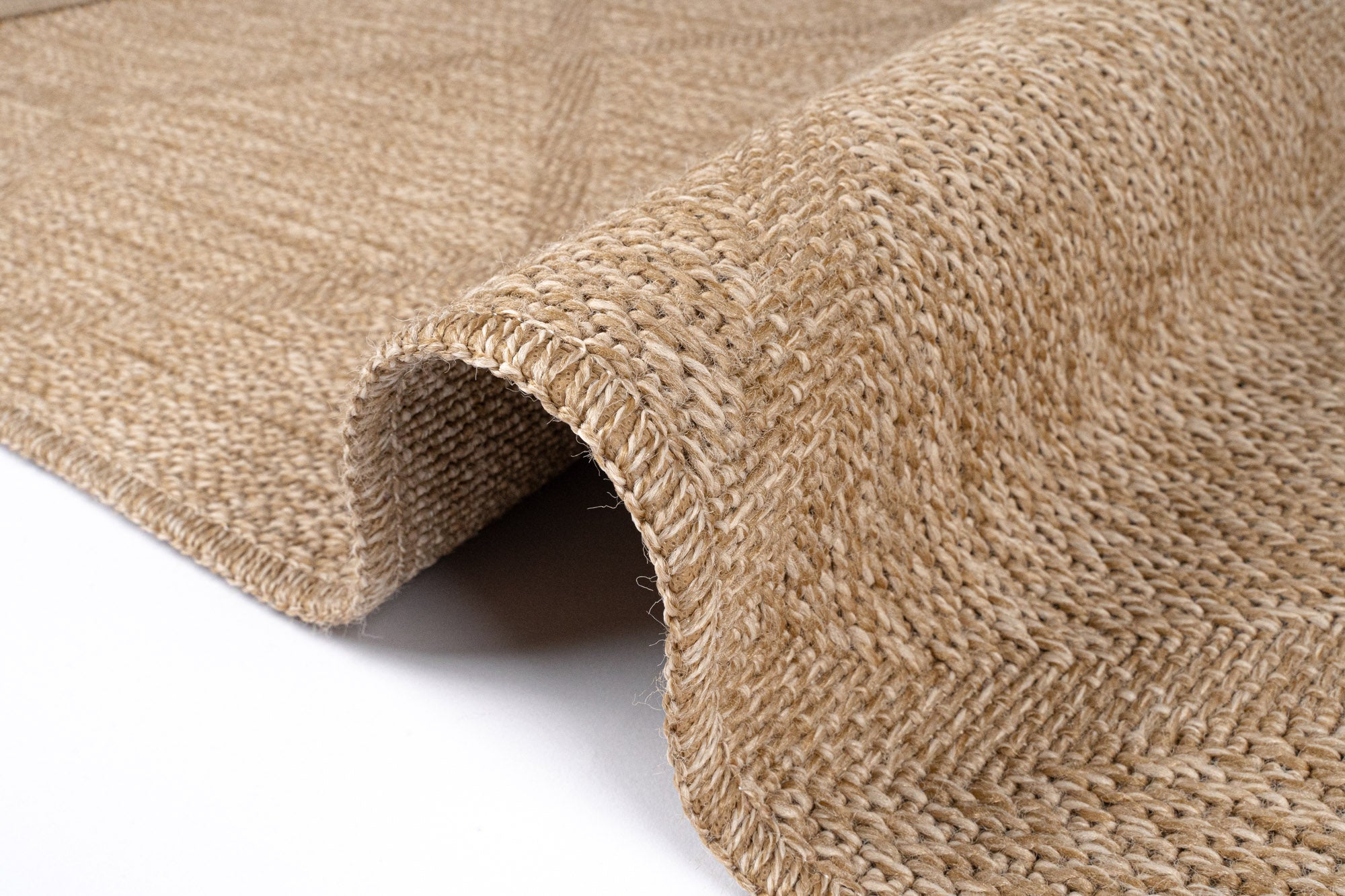 Giza 718 Bej Hasır Dokulu Sisal Kesme Halı