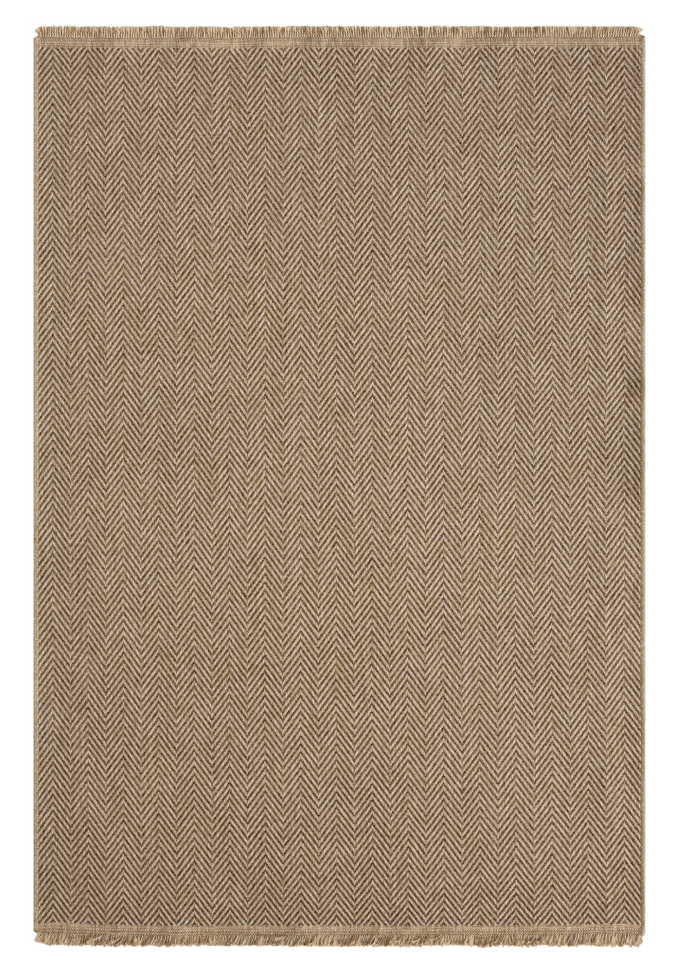 Giza 720 Kahve Hasır Dokulu Sisal Kesme Halı