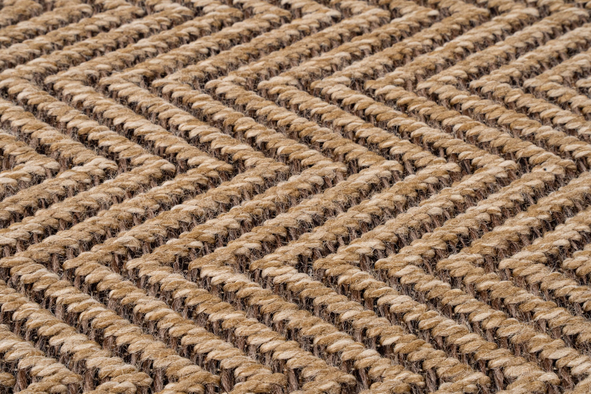 Giza 720 Kahve Hasır Dokulu Sisal Kesme Halı