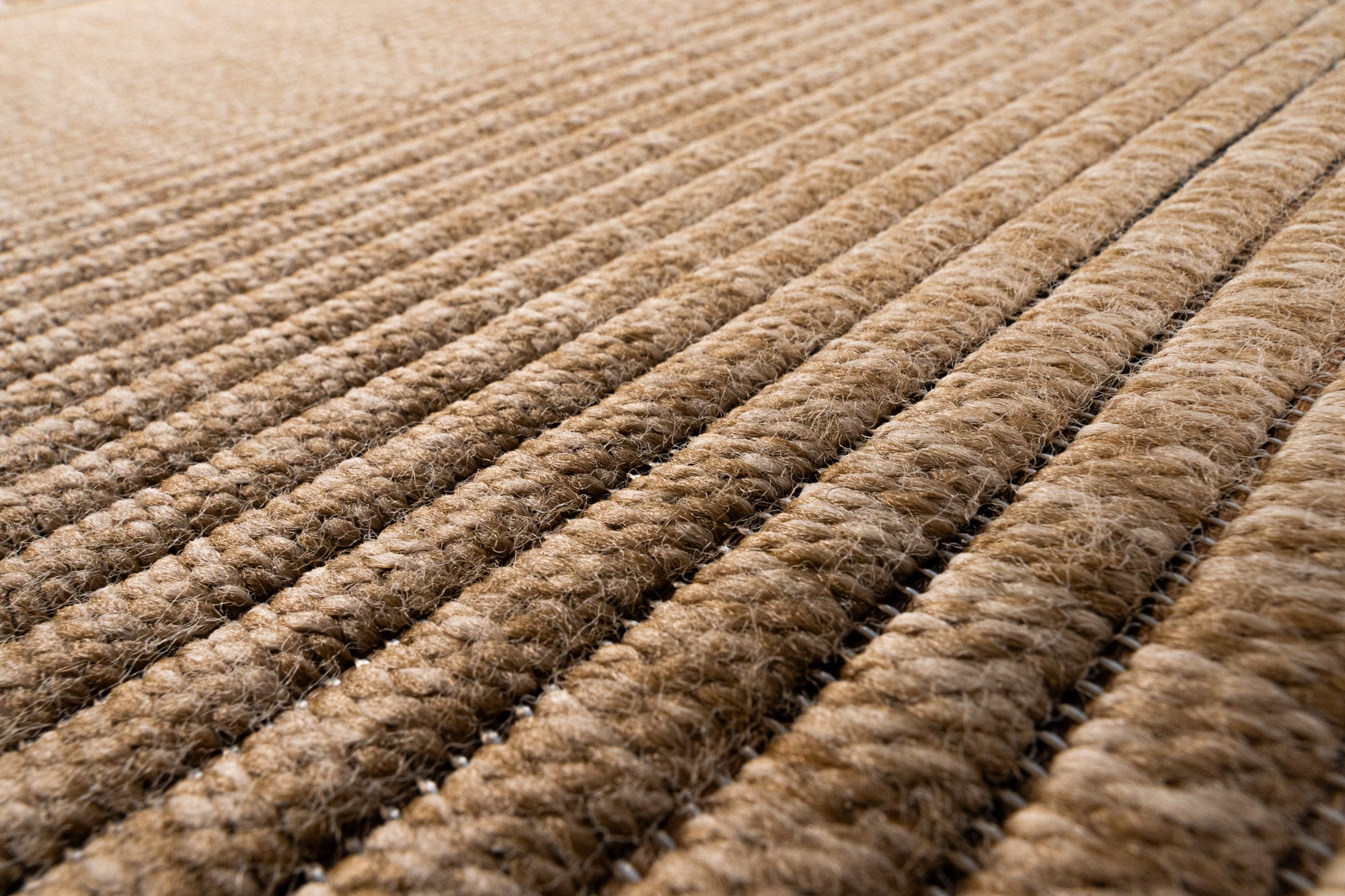 Giza 721 Bej Hasır Dokulu Sisal Kesme Halı